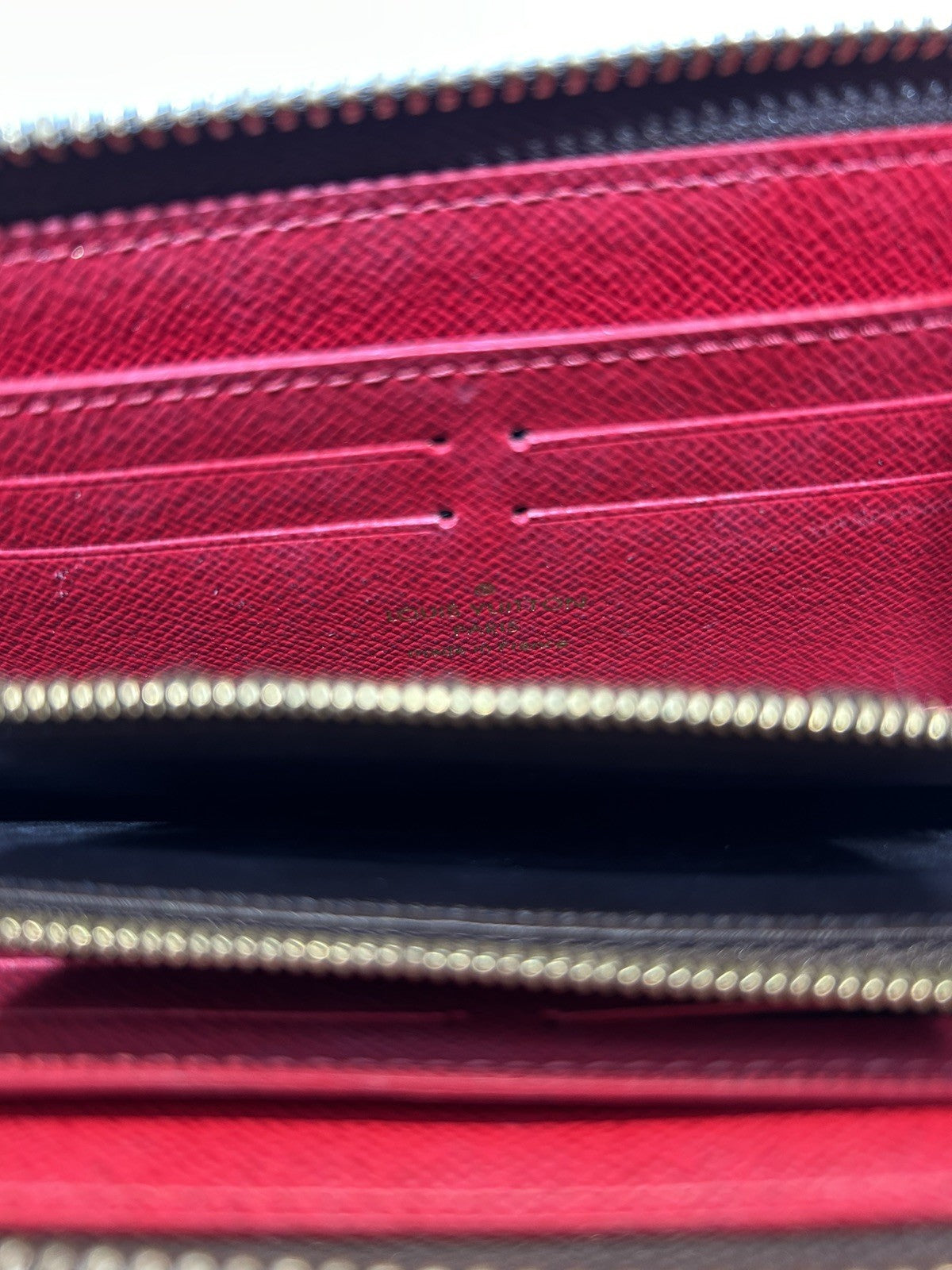 Louis Vuitton Damier Ebene Clemence Wallet