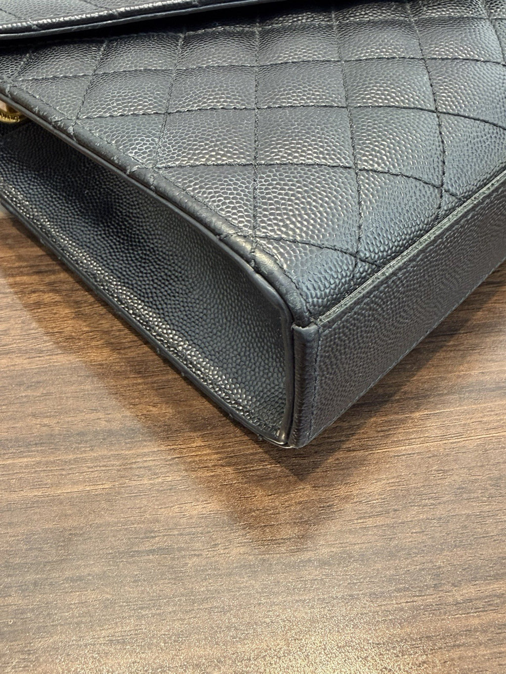 Saint Laurent YSL Envelope Black Shoulder Bag 
