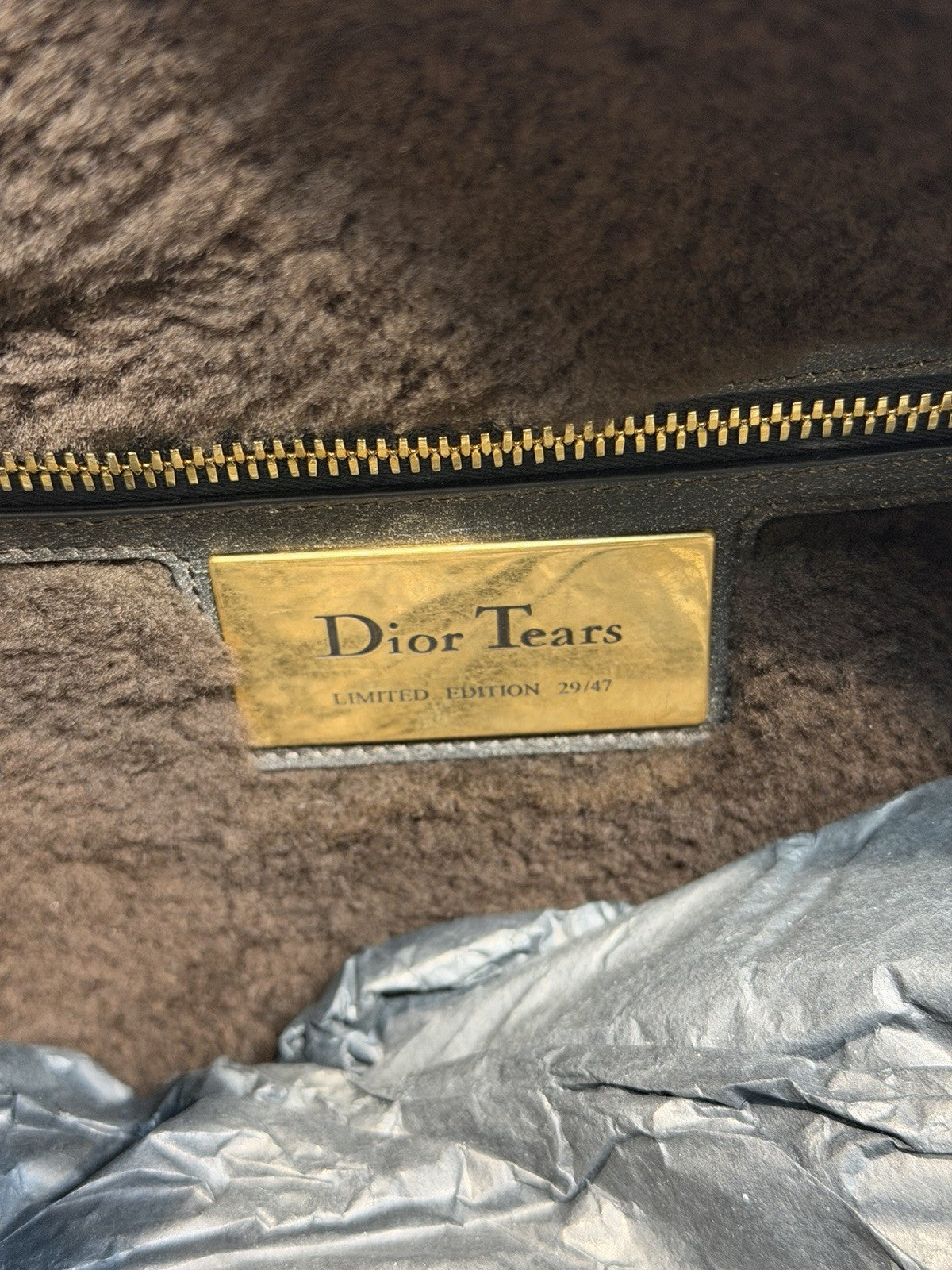 Dior X Denim Tears Lingot 50 Bag 