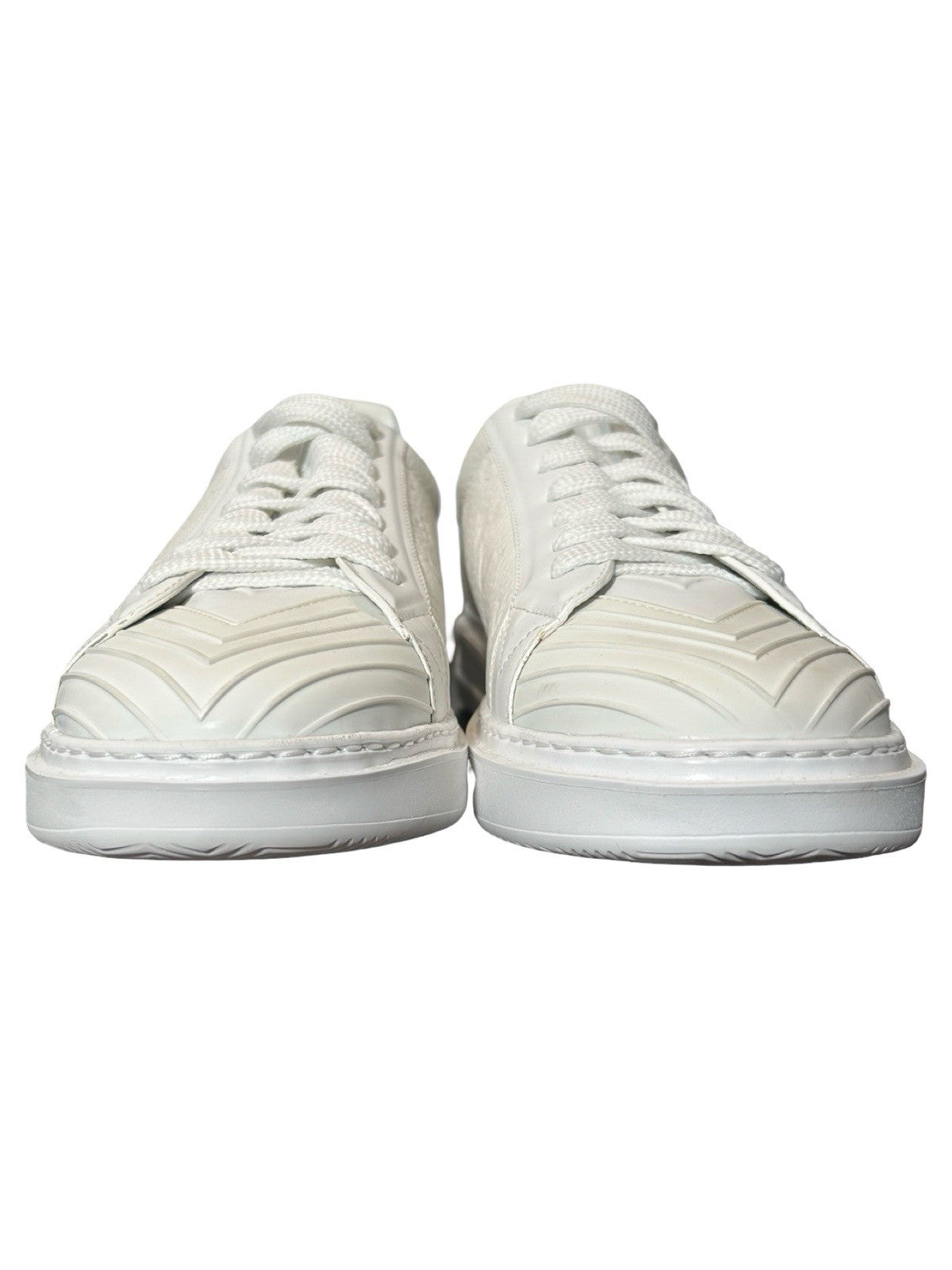 Louis Vuitton LV Monogram Sneakers Taurillon Leather  Size 10.5LV / 11.5 US