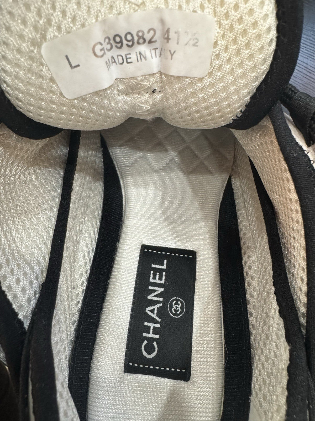 Chanel CC Low Top Sneakers EU 41.5 US 10.5