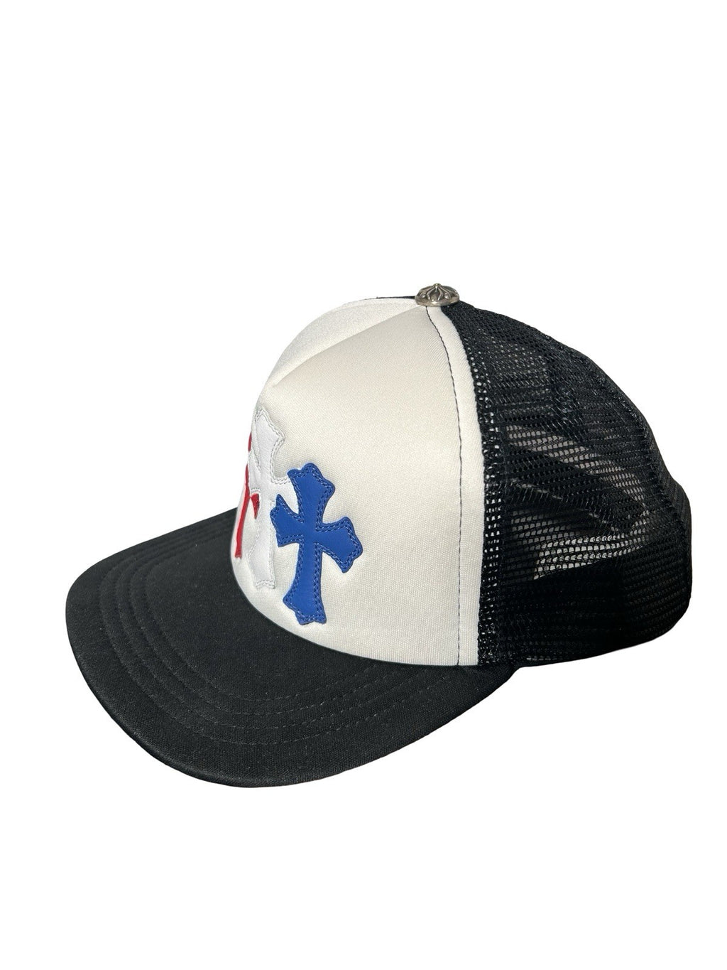 Chrome Hearts Triple Cross Trucker Hat 