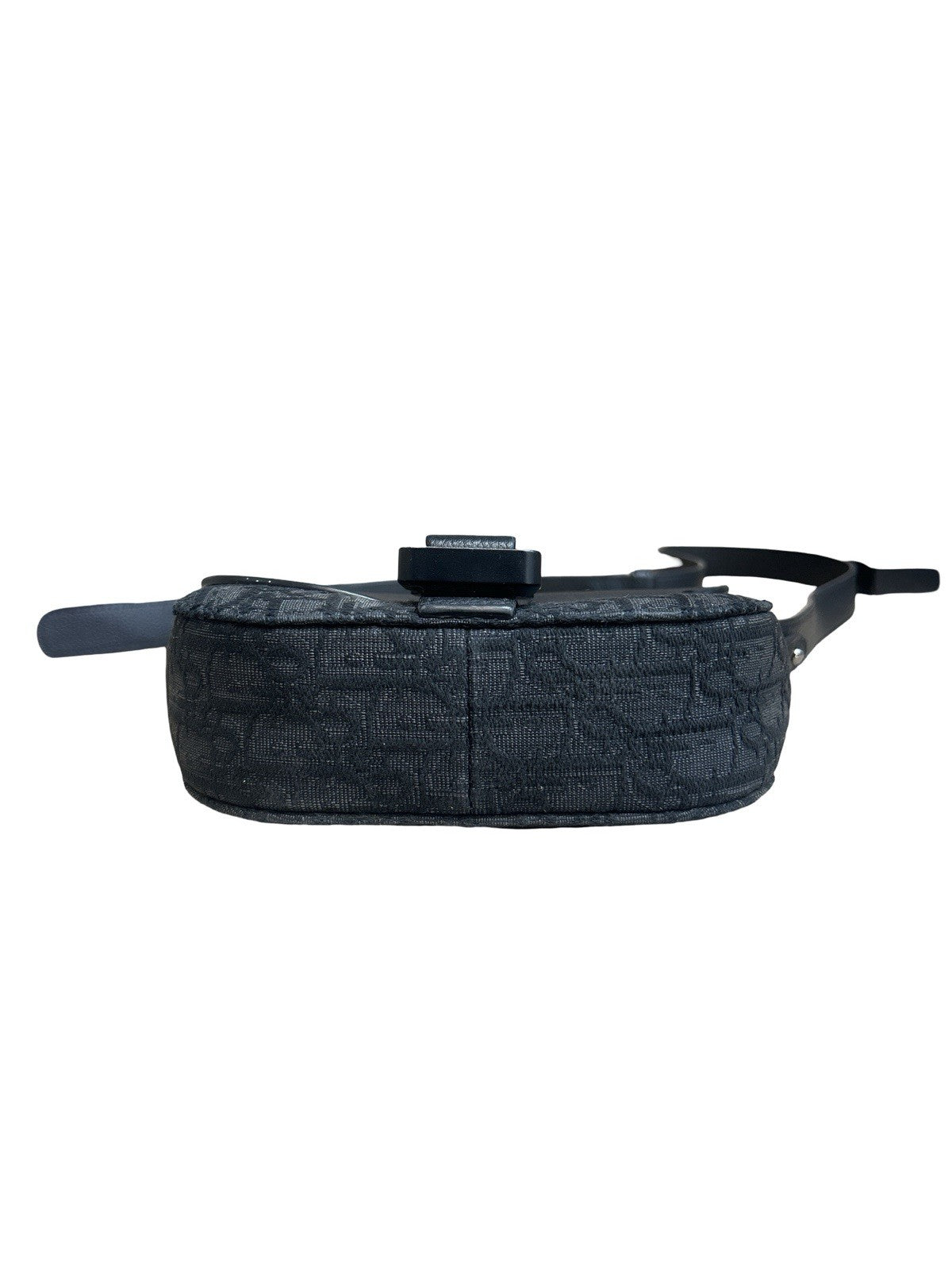 Christian Dior Mini Saddle Messenger Bag With Flap Black