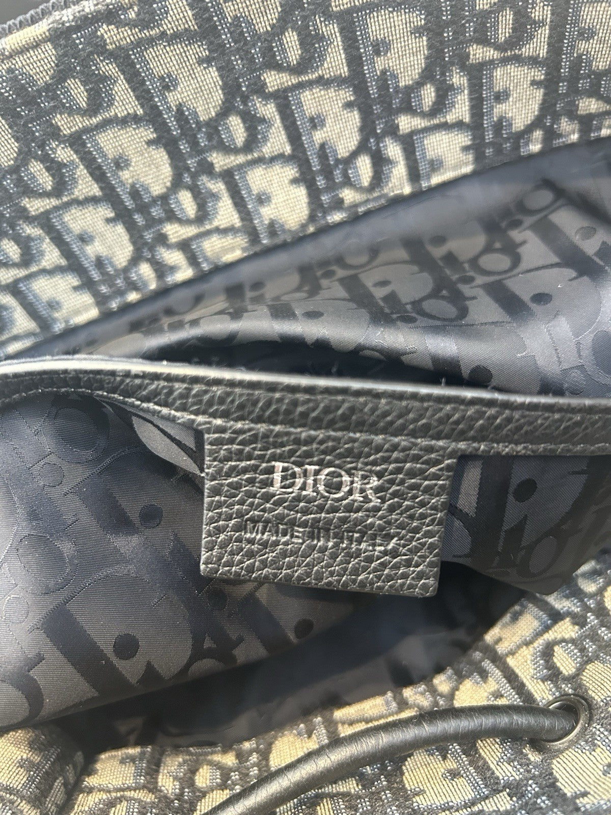 Christian Dior Oblique Canvas Essential backpack