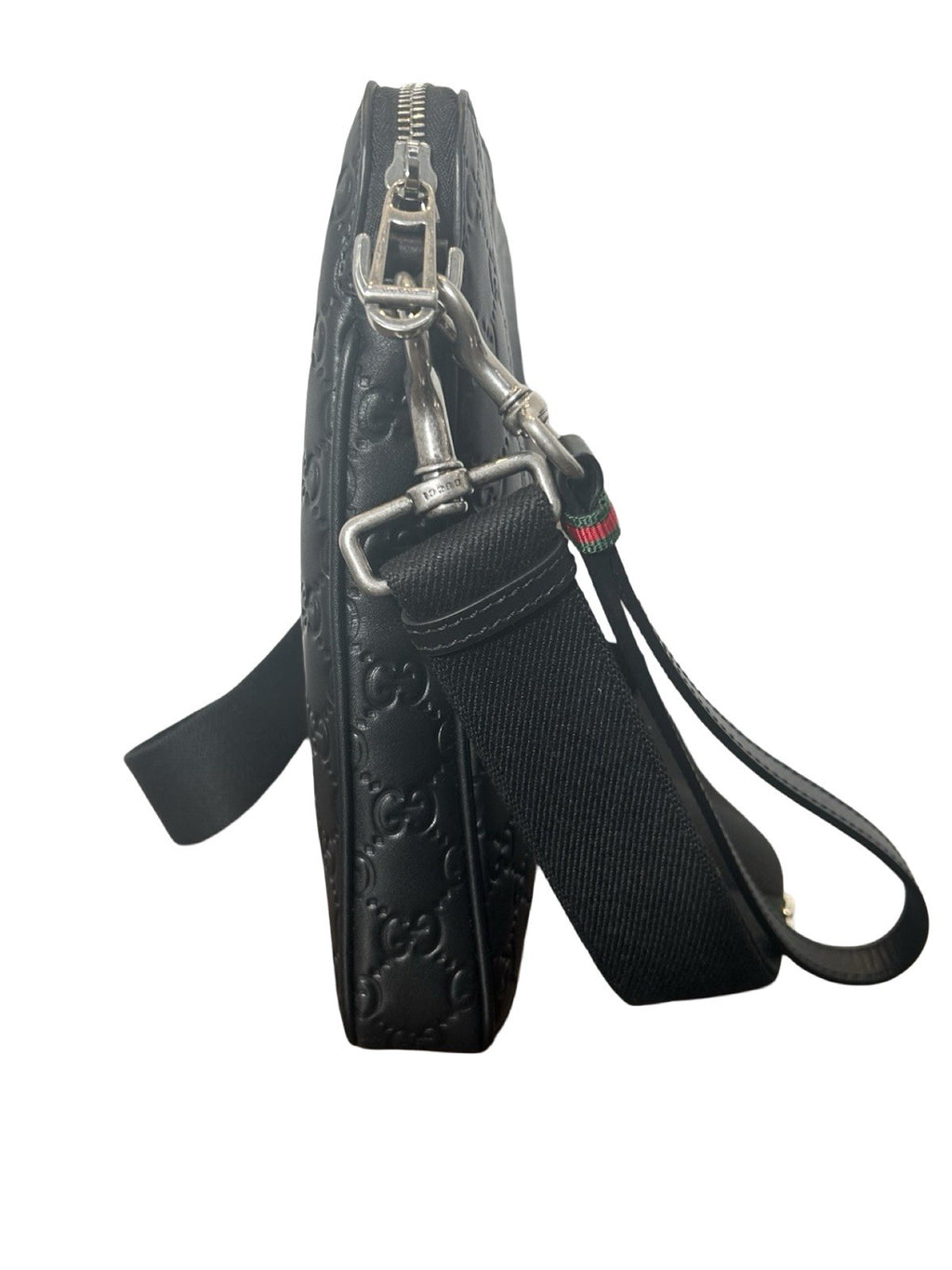 Gucci GG Emblem Medium Crossbody Bag Black