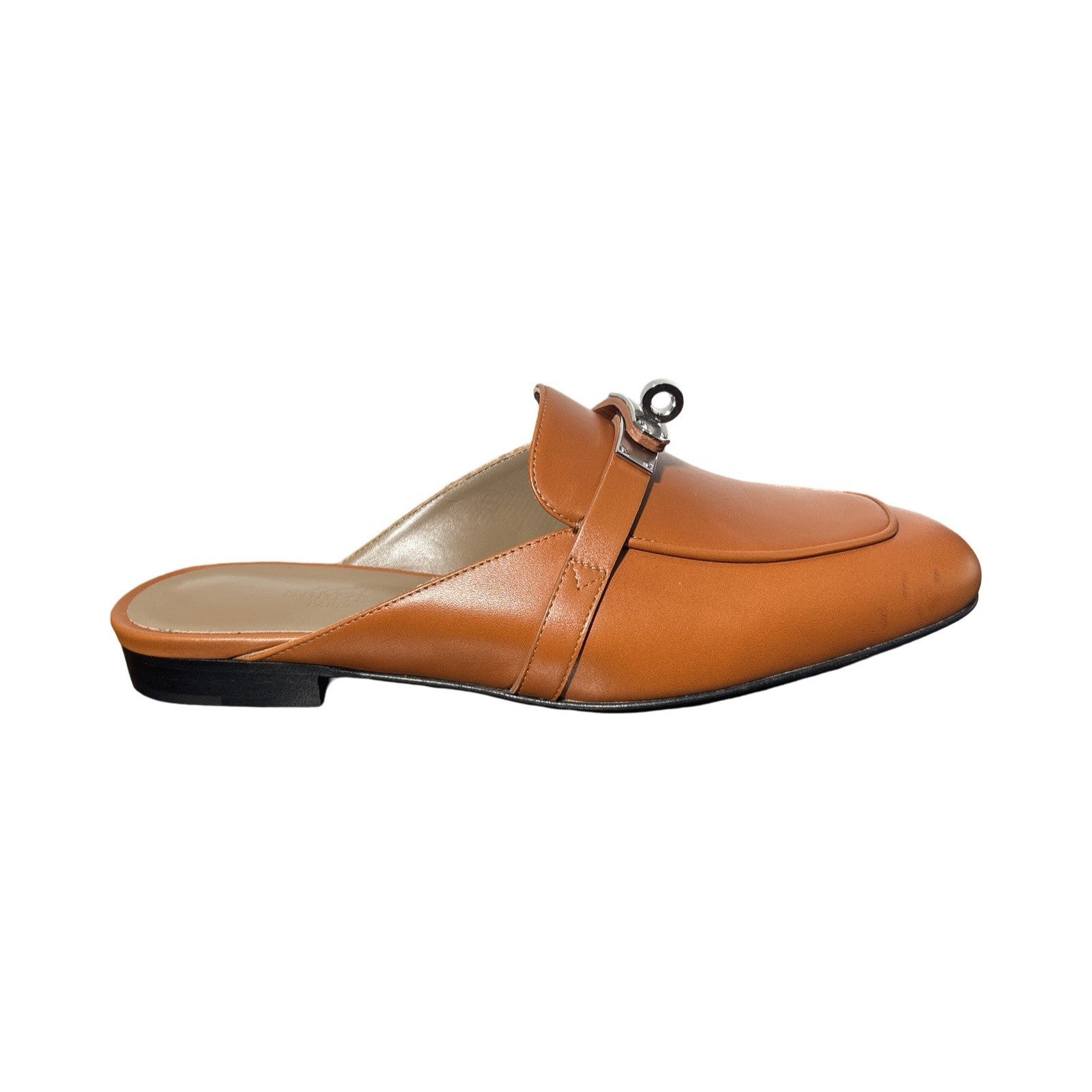 Hermes Oz Mule Brown 37