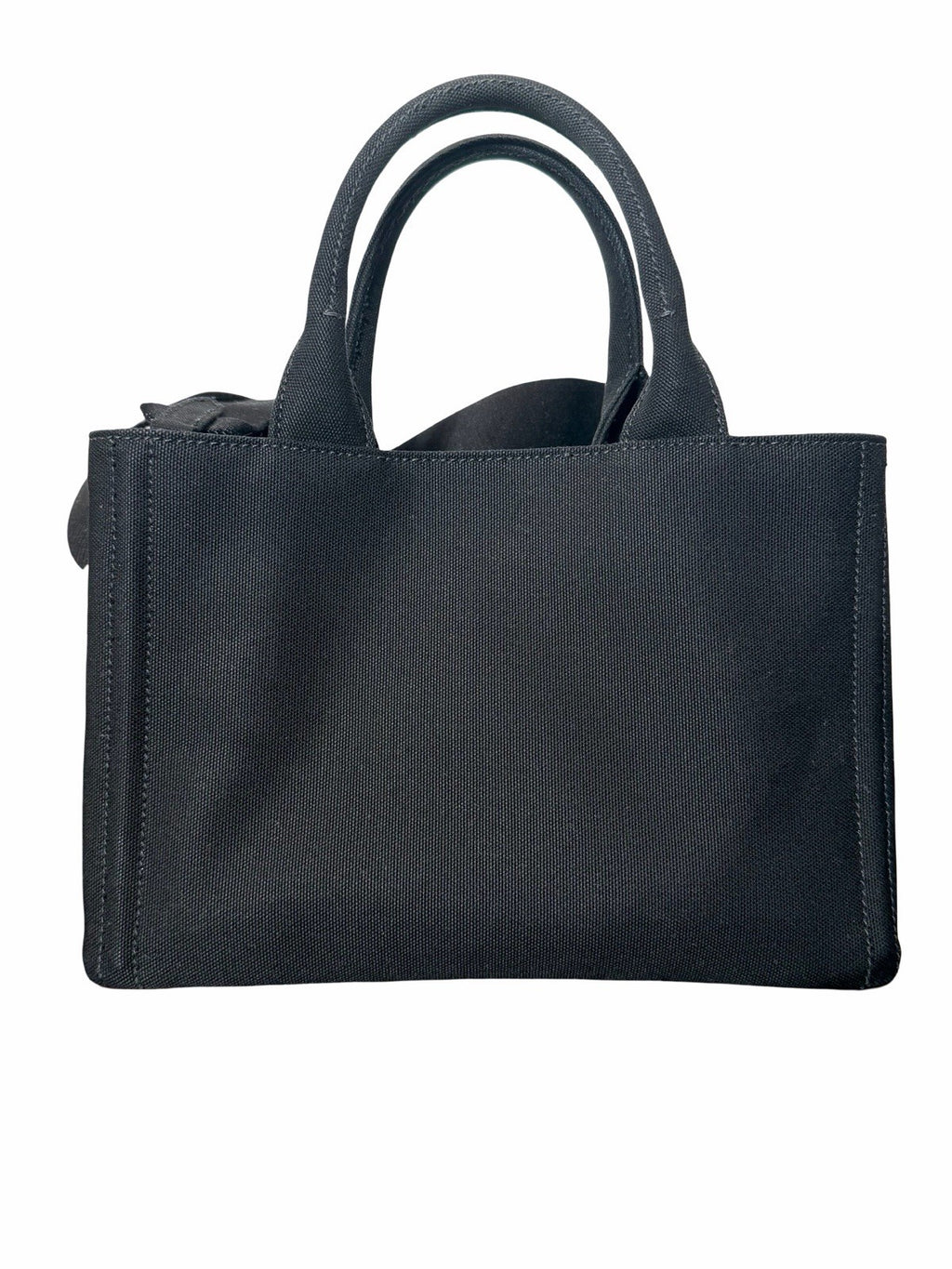 Prada Embossed Logo Canapa Tote Bag