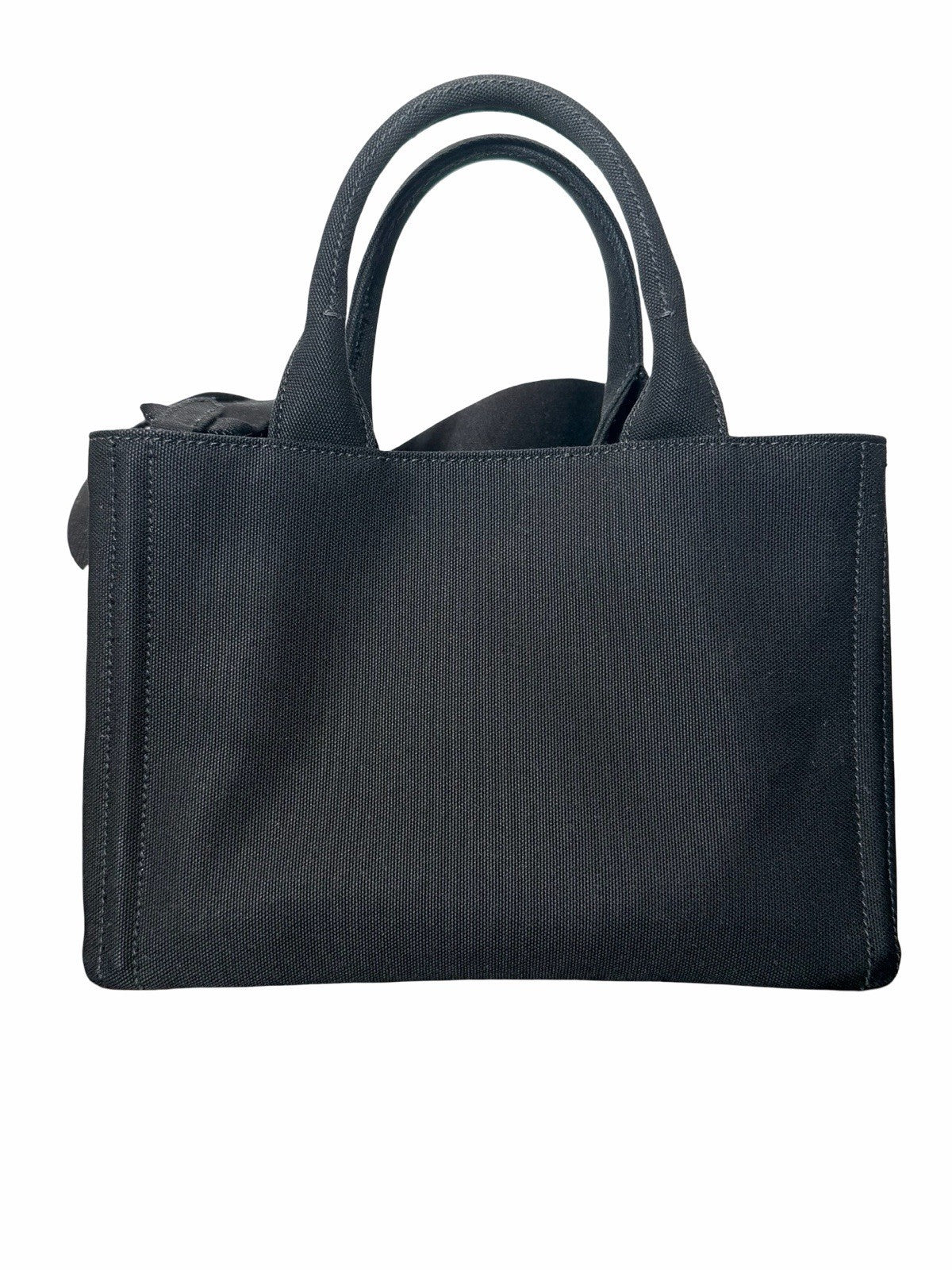 Prada Embossed Logo Canapa Tote Bag