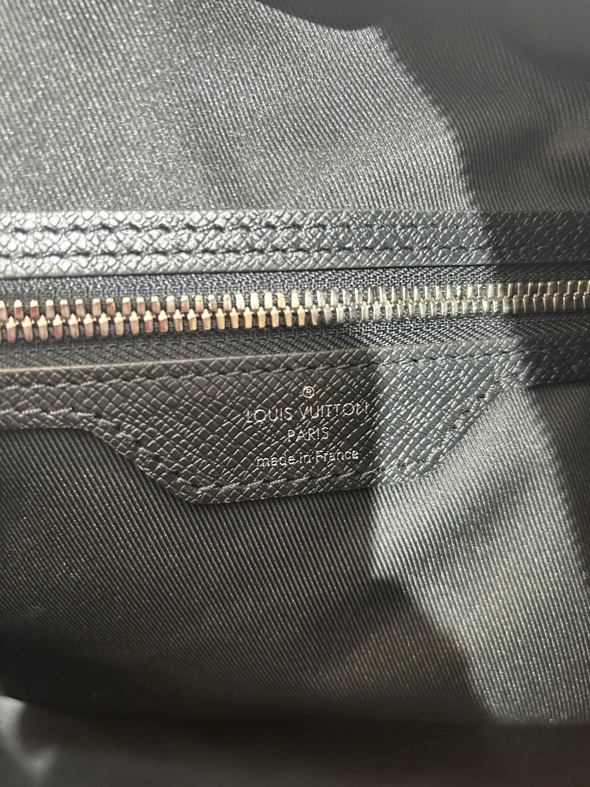 Louis Vuitton Keepall Bandouliere 50 Monogram Eclipse & Black Taiga