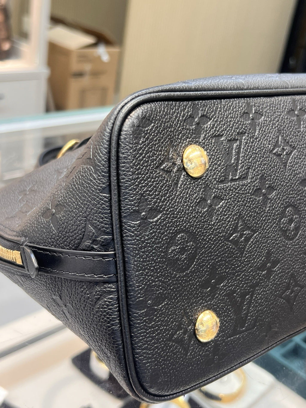 Louis Vuitton LV Monogram  Black Alma PM 