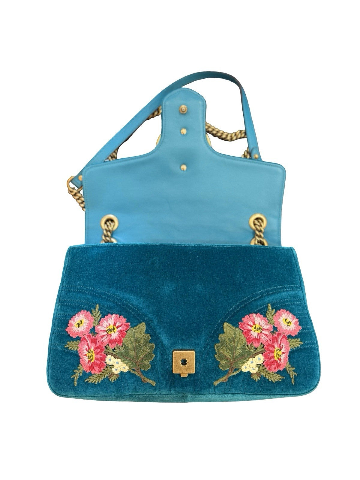 Gucci GG Marmont Medium Velvet Shoulder Bag XXV 110th Anniversary