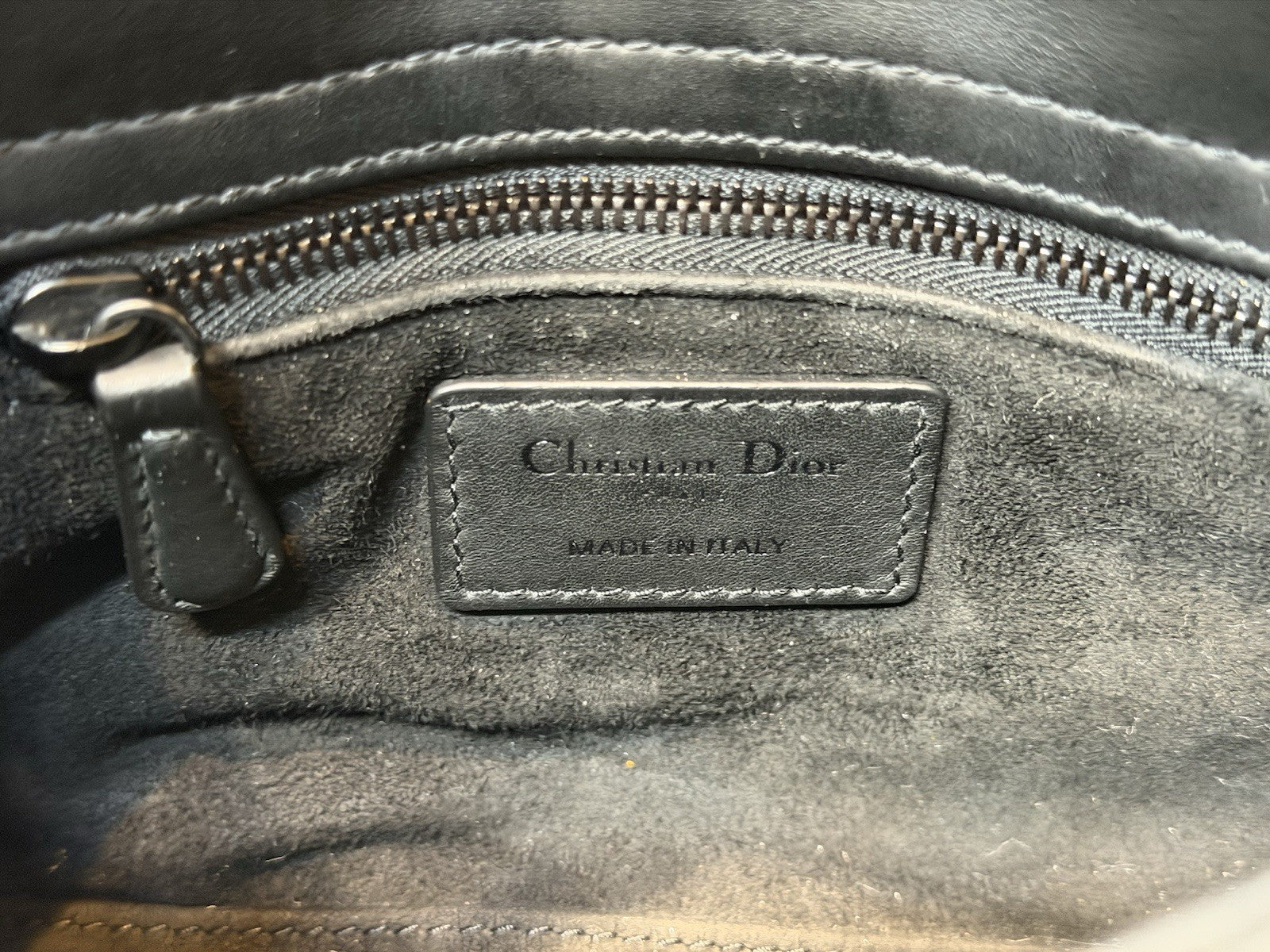 Christian Dior Ultra Matte Lady Dior Chain Mini Bag Cannage Quilt Calfskin
