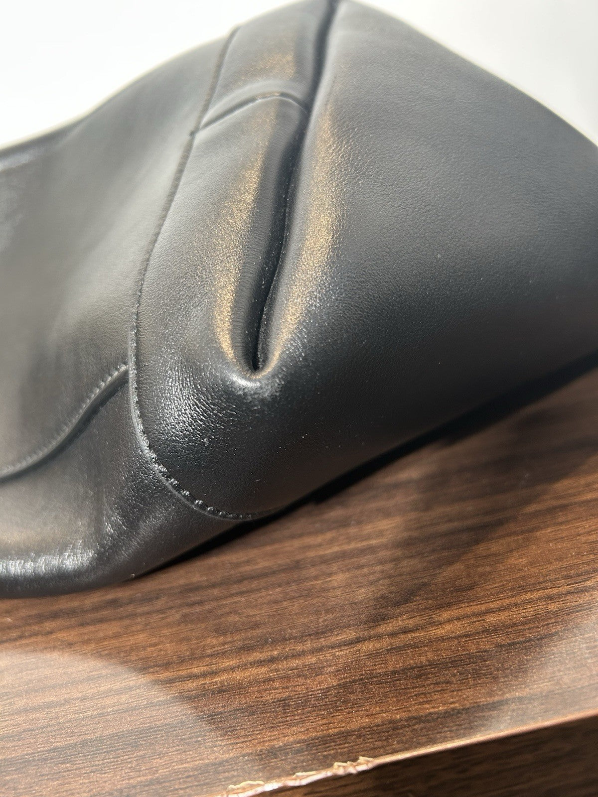 Saint Laurent Tanger tote bag in black smooth leather