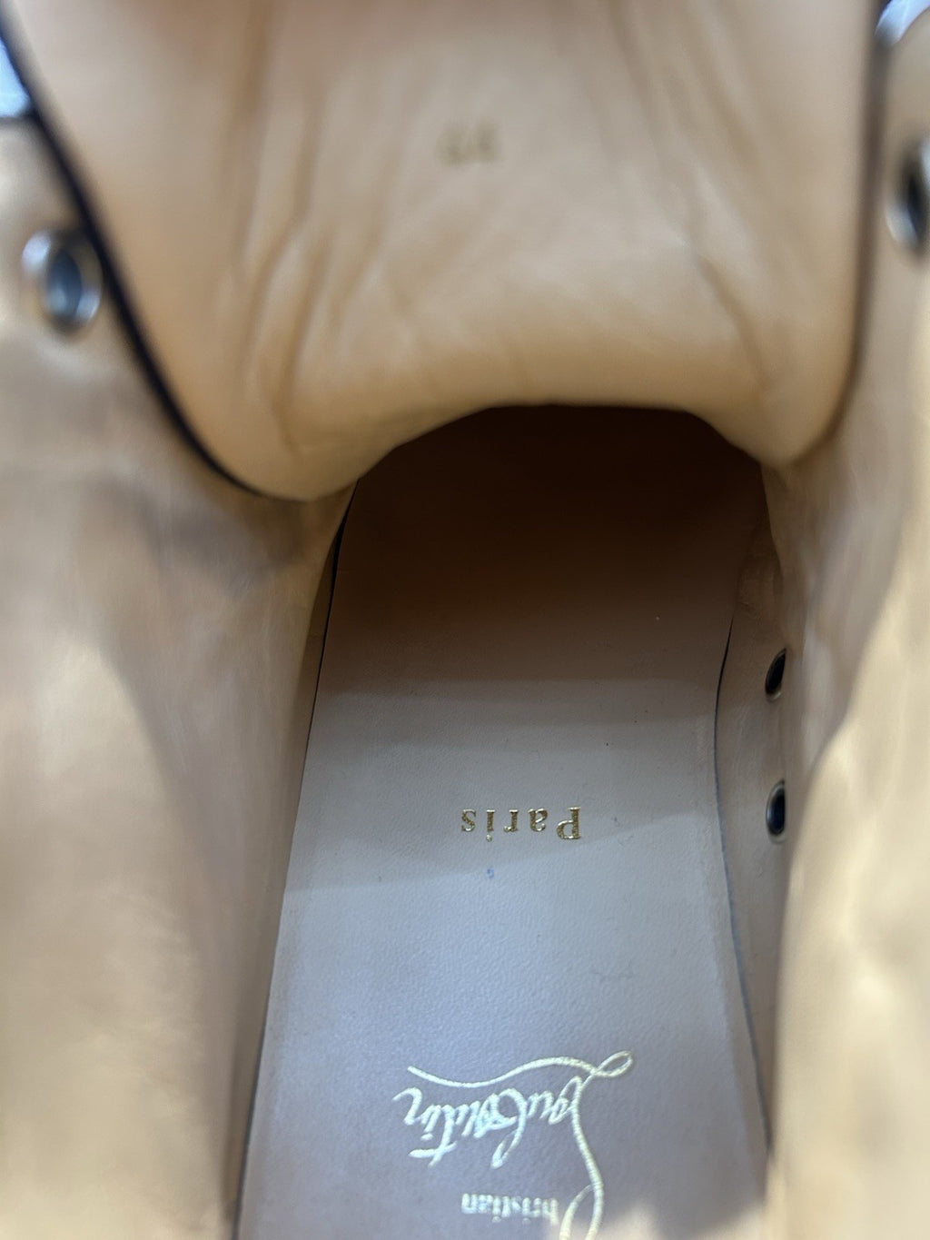 Christian Louboutin Flat Veau Velours Size-44/ Size-11 US