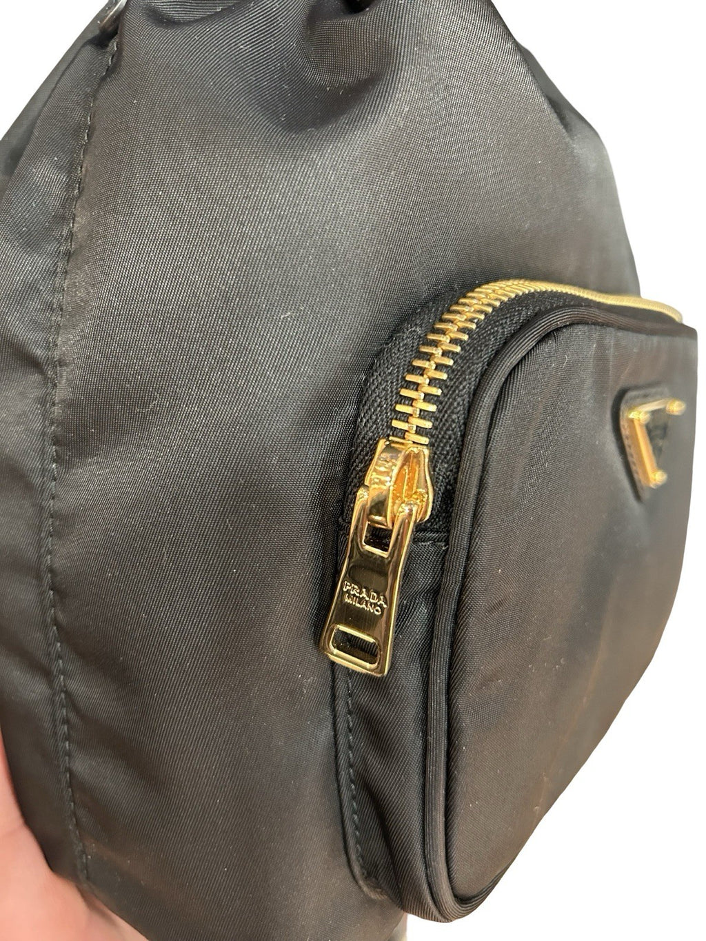 Prada Duet Re-Nylon Bucket Bag