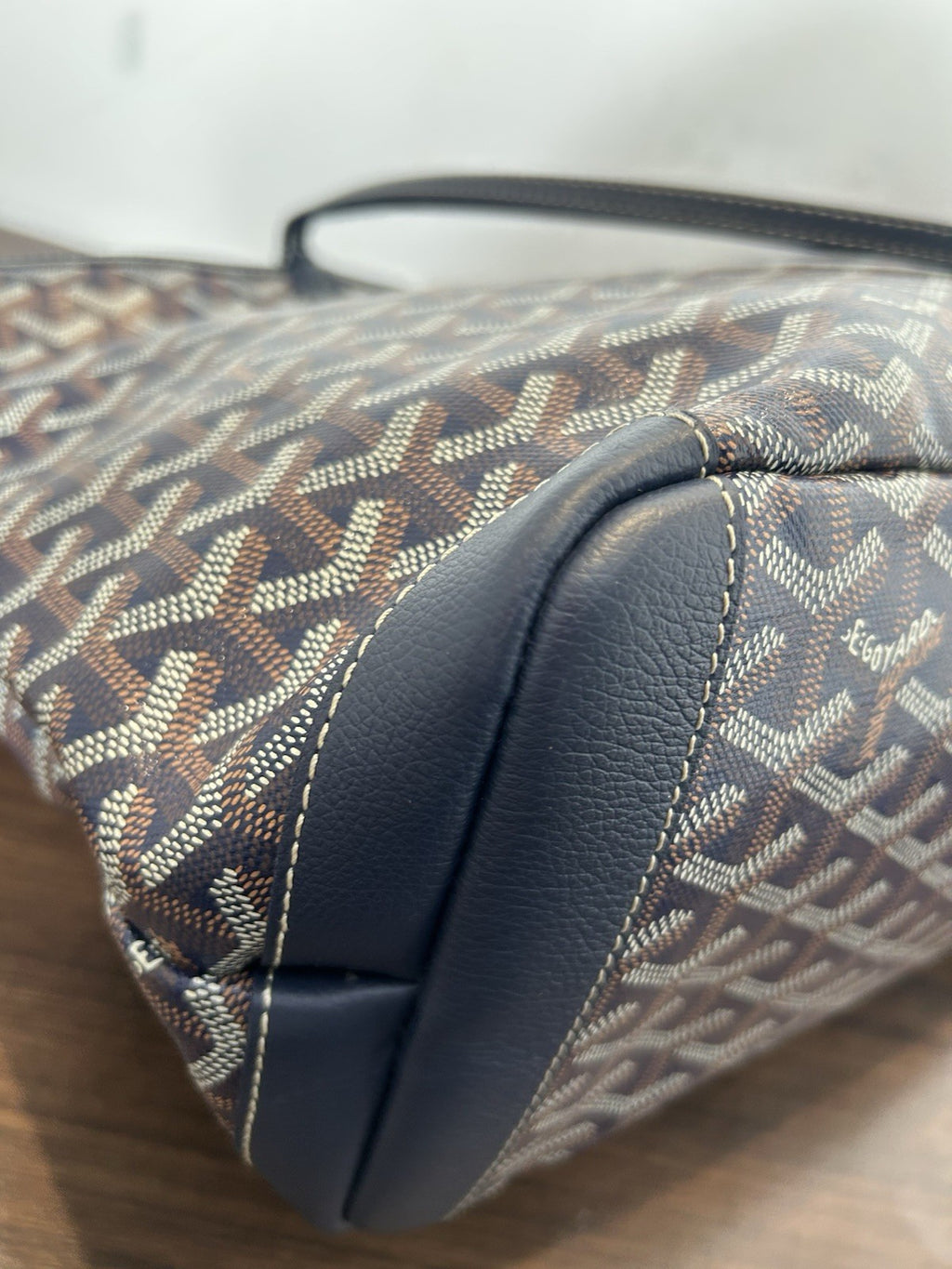 Goyard Goyardine Saint Louis PM Tote Bag Blue