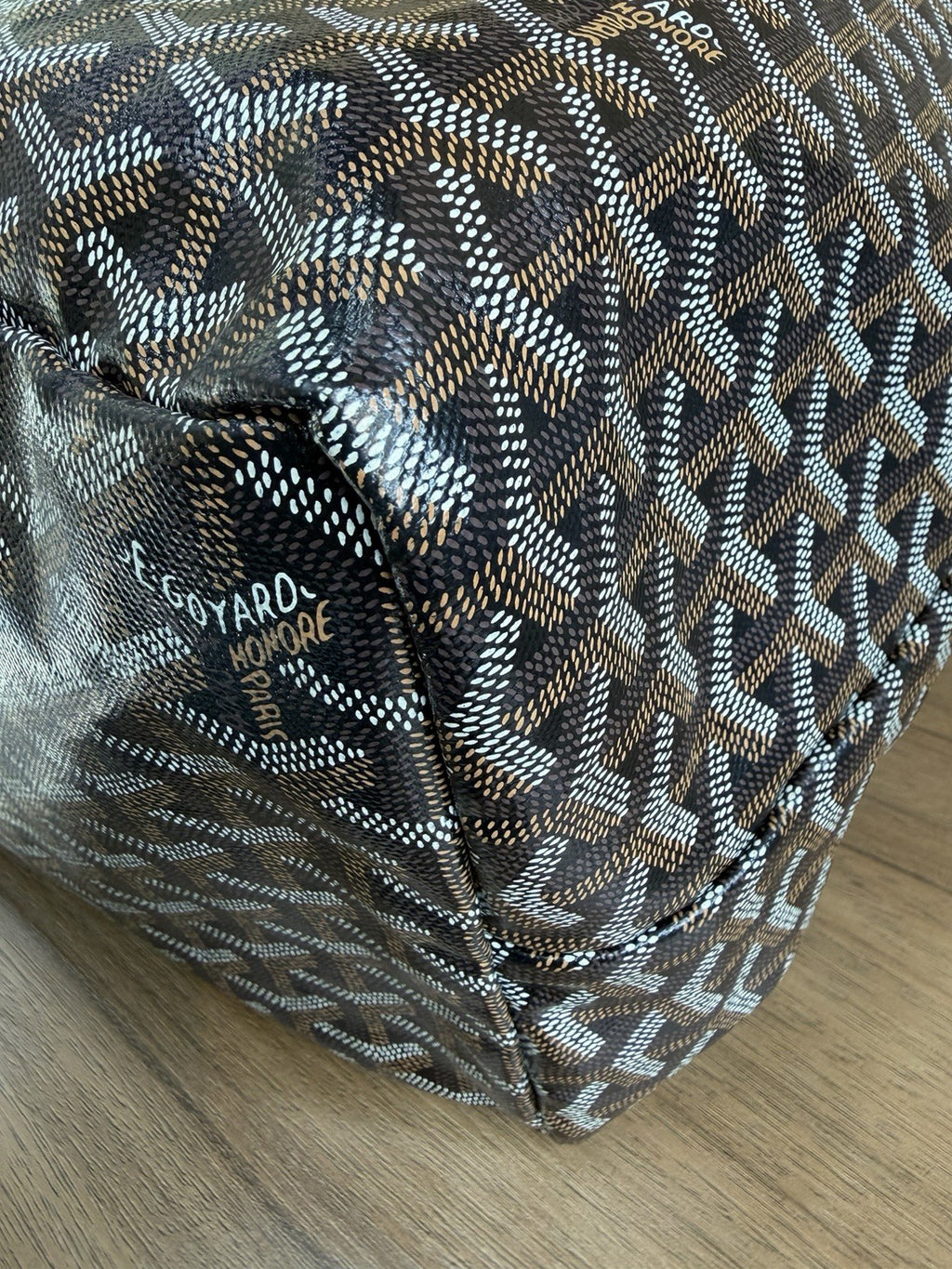 Goyard Goyardine Black St. Louis GM 