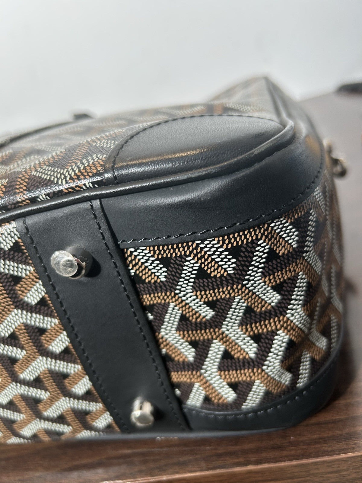 Goyard Goyardine Ambassade MM Briefcase Black