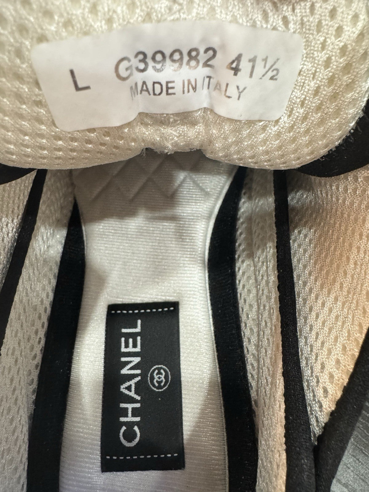 Chanel CC Low Top Sneakers EU 41.5 US 10.5