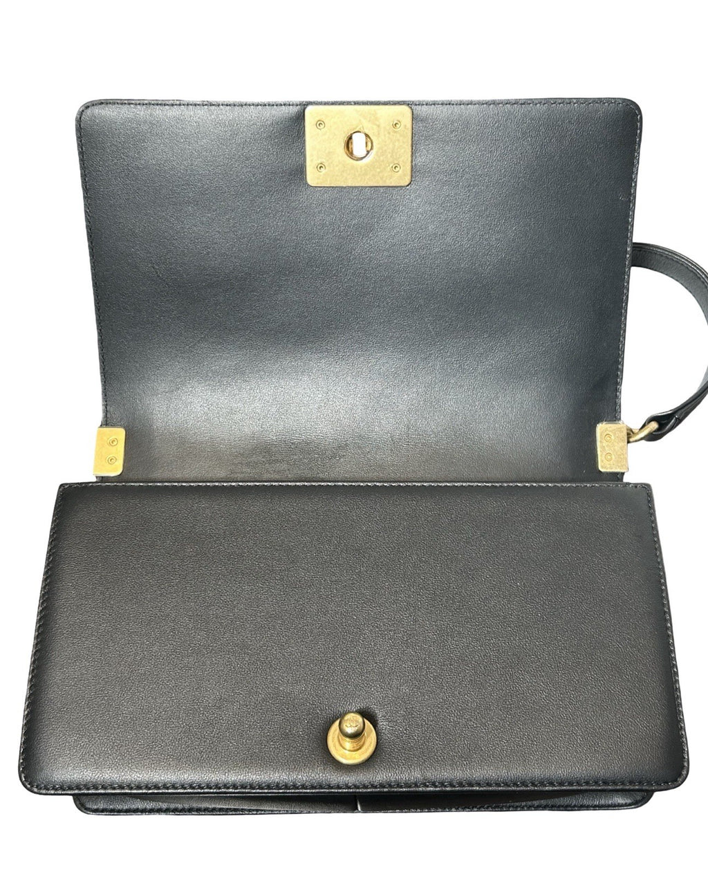 Chanel Lambskin Quilted Old Medium Boy Flap