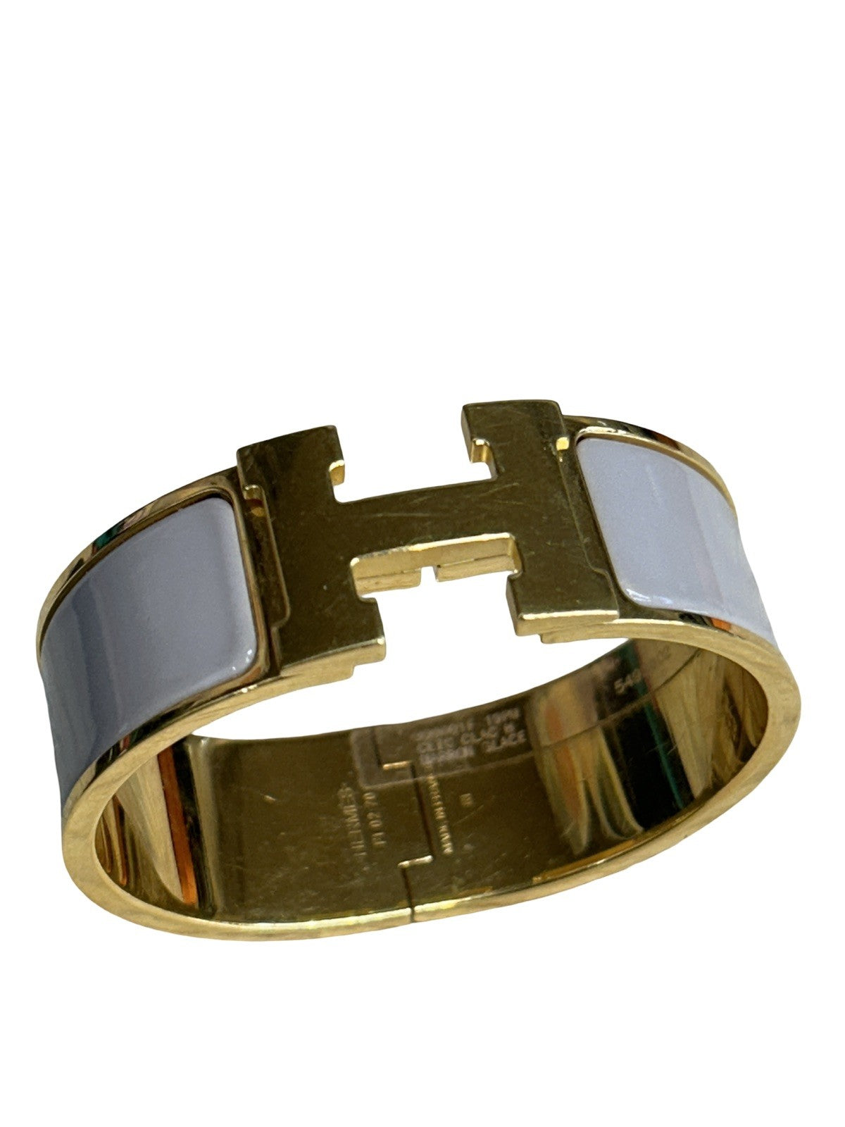 Hermès Clic Clac H Bracelet Gray