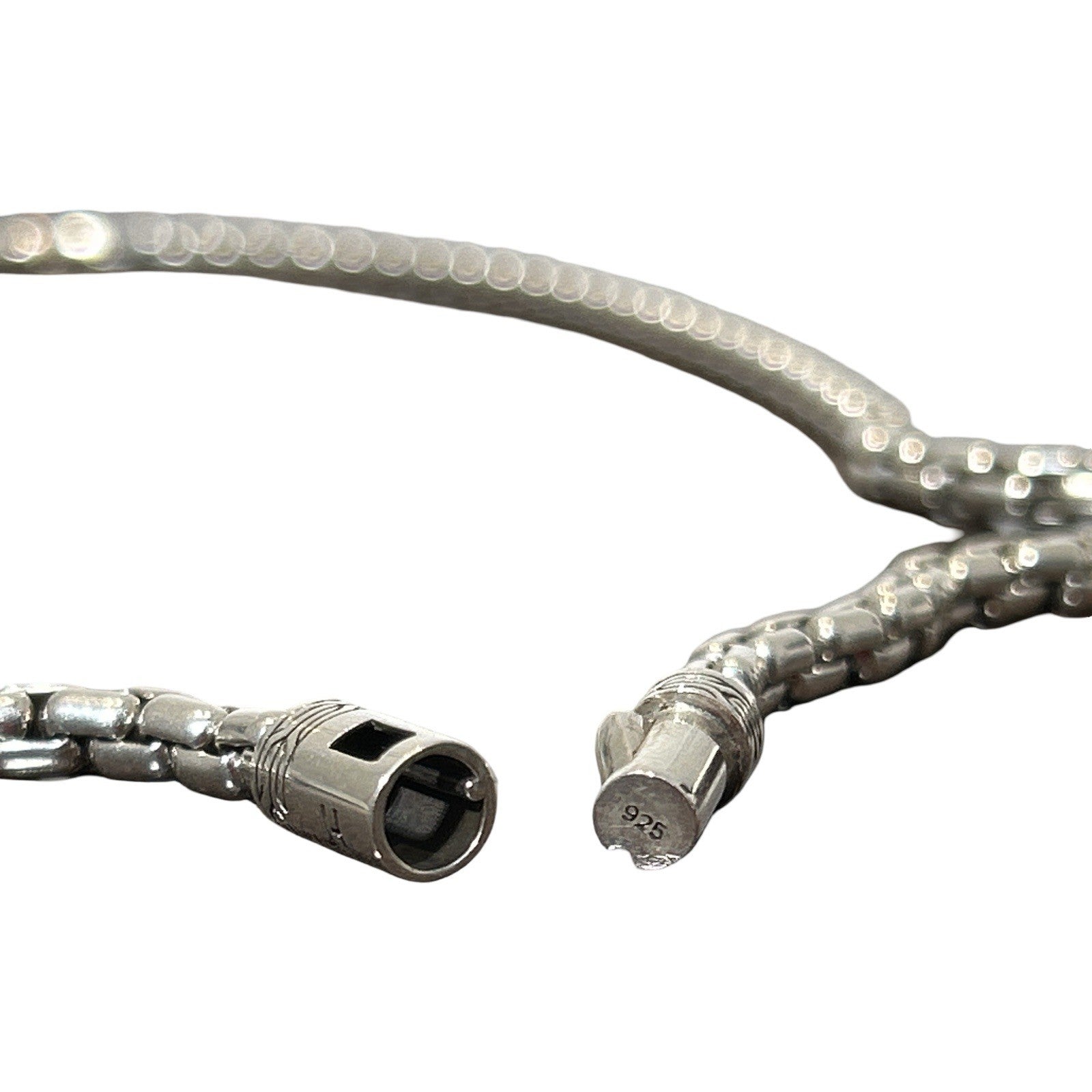 Box Chain Necklace Sterling Silver 4.8MM
