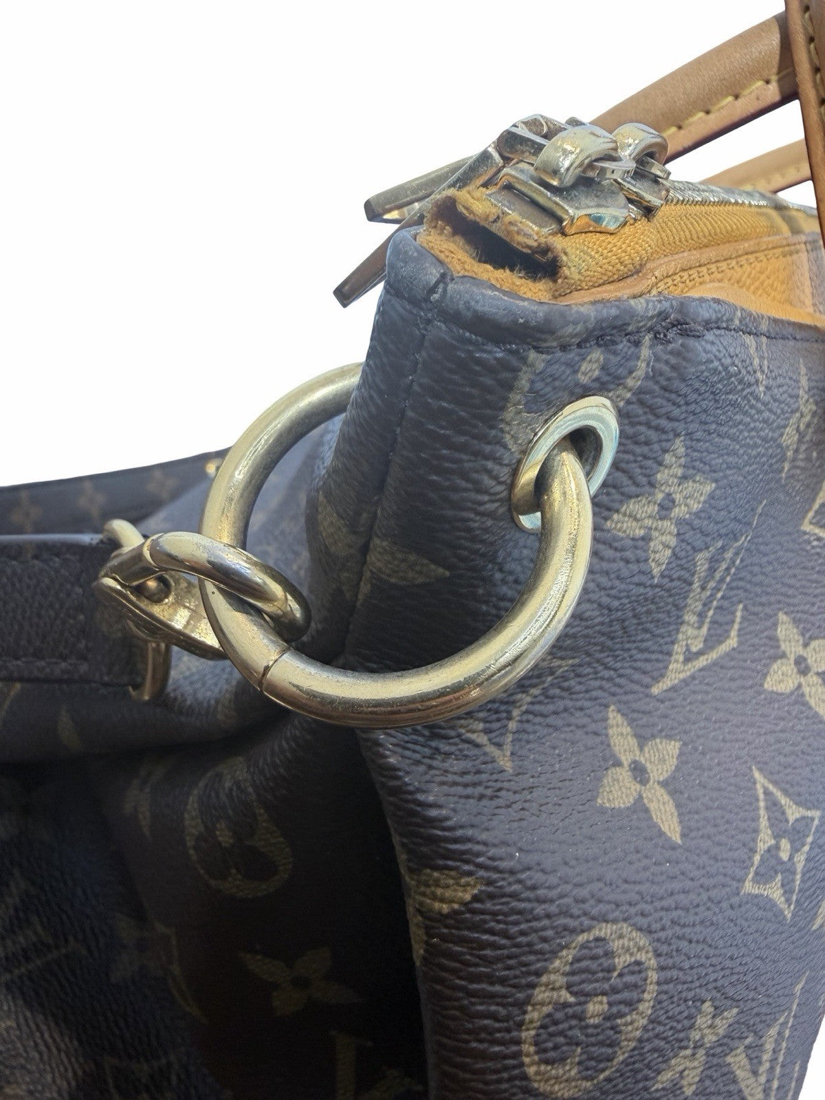 Louis Vuitton Monogram Pallas MM Shoulder Bag