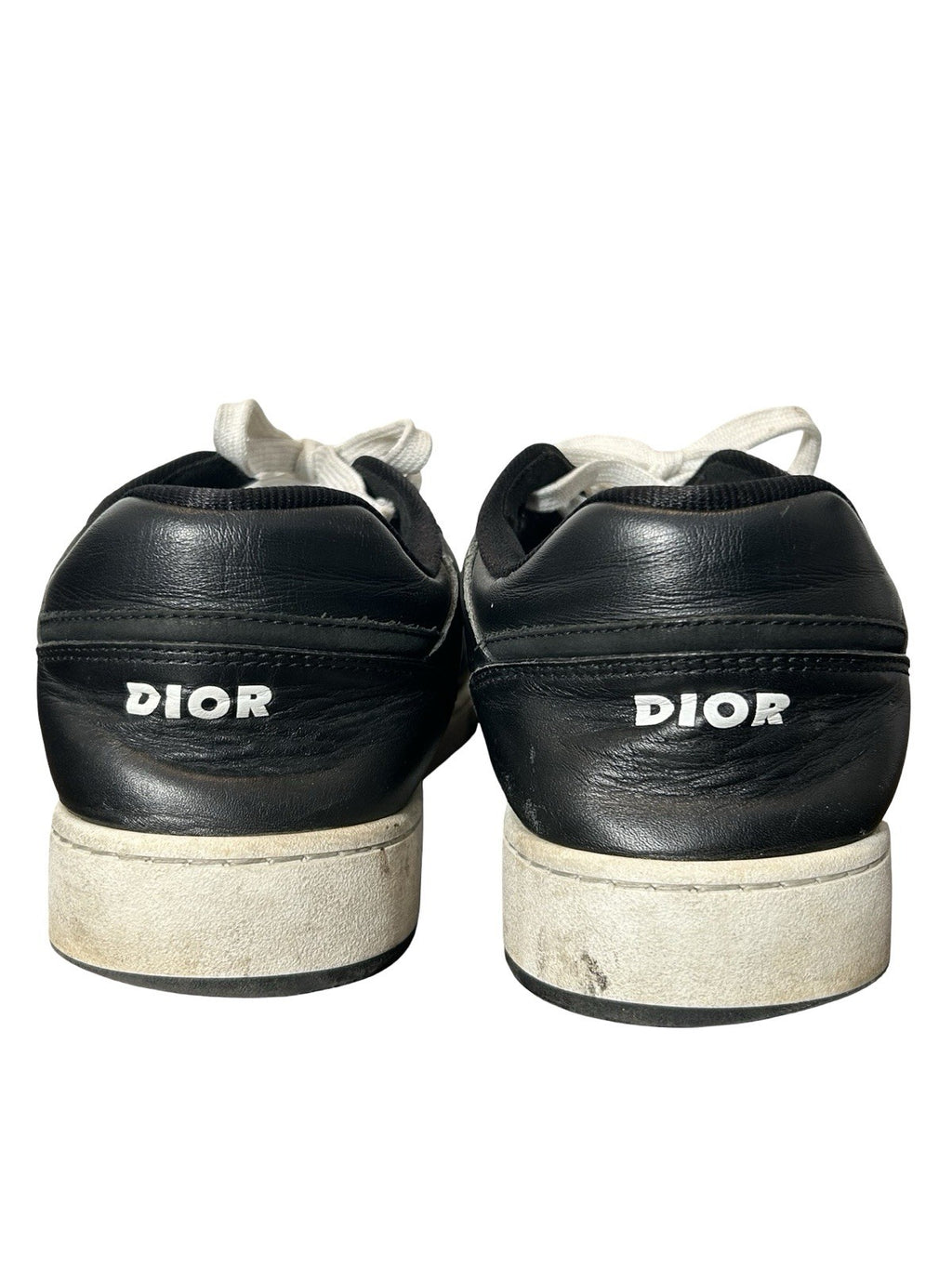 Dior Black CD Diamond Canvas B27 Low-top Sneakers Size EU 44 / 10-10.5US