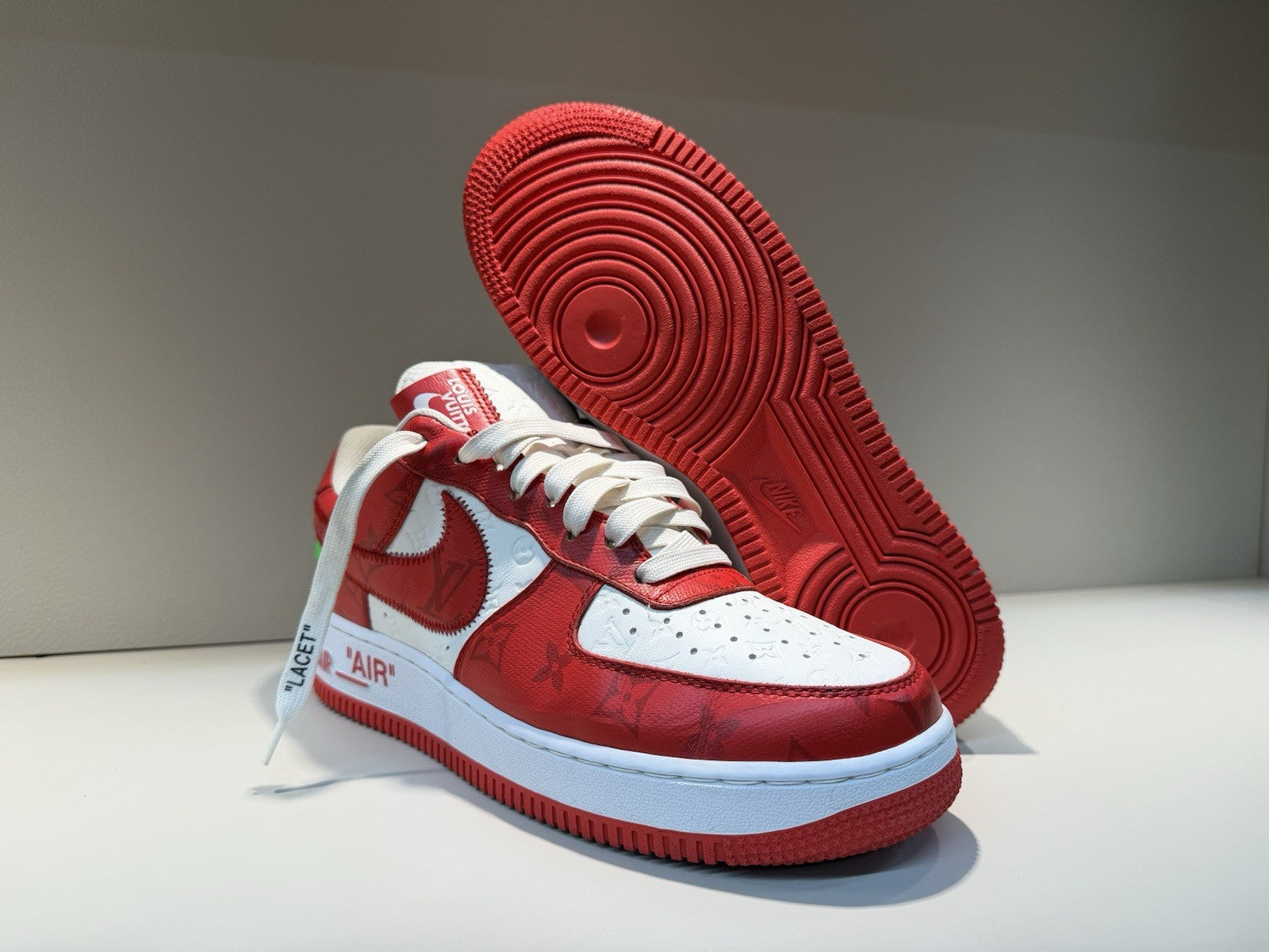 Louis Vuitton Nike Air Force 1 Low By Virgil Abloh Size US 8.5