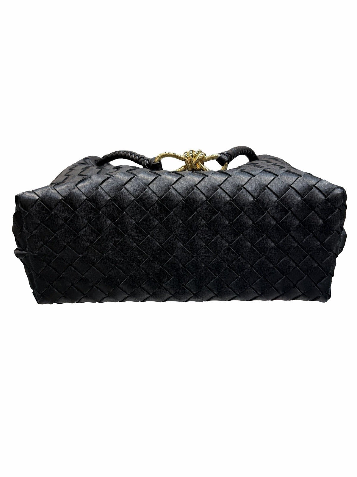 Bottega Veneta Black Intrecciato Andiamo Medium 