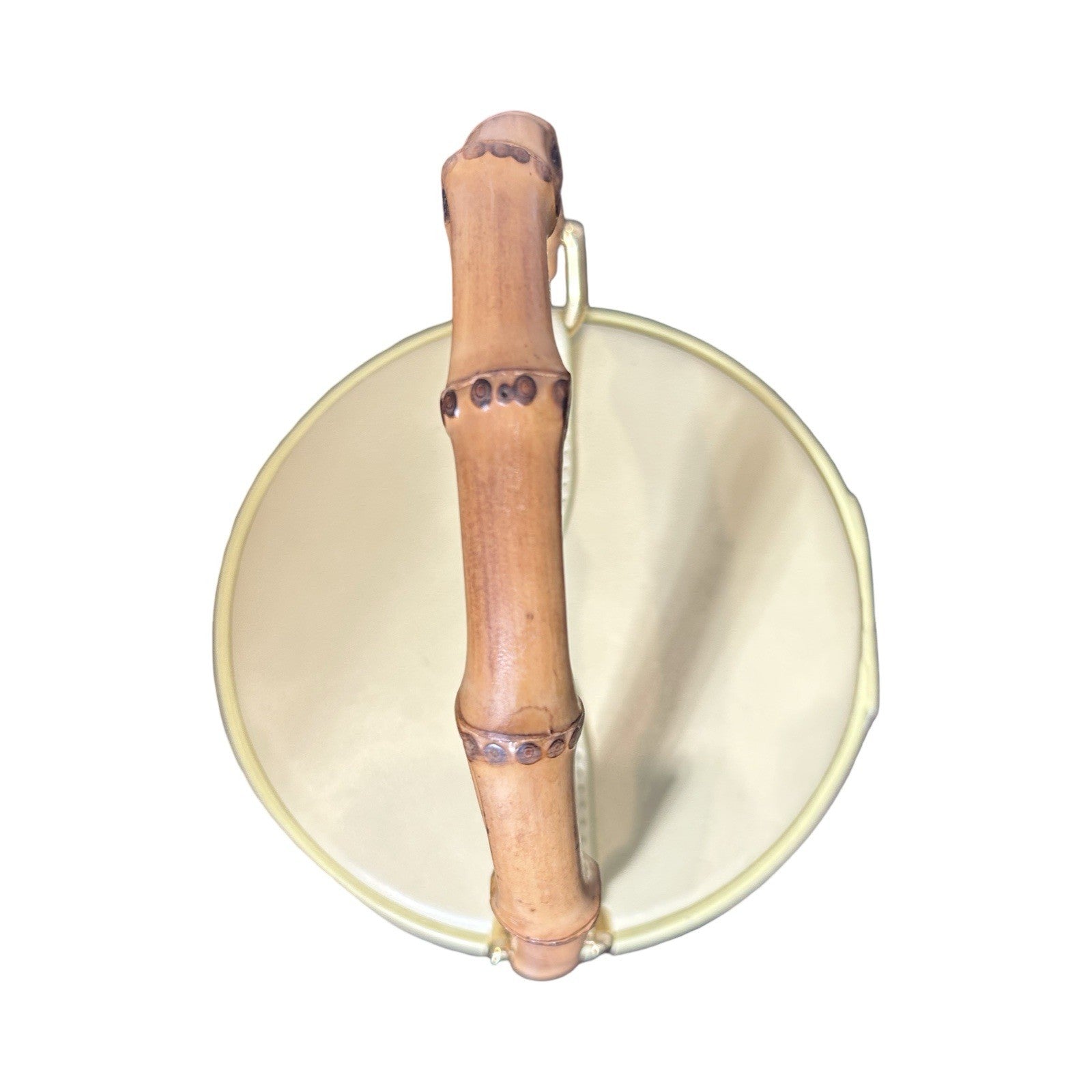 Casablanca Colorblock Calfskin Cylinder Top Handle Bag