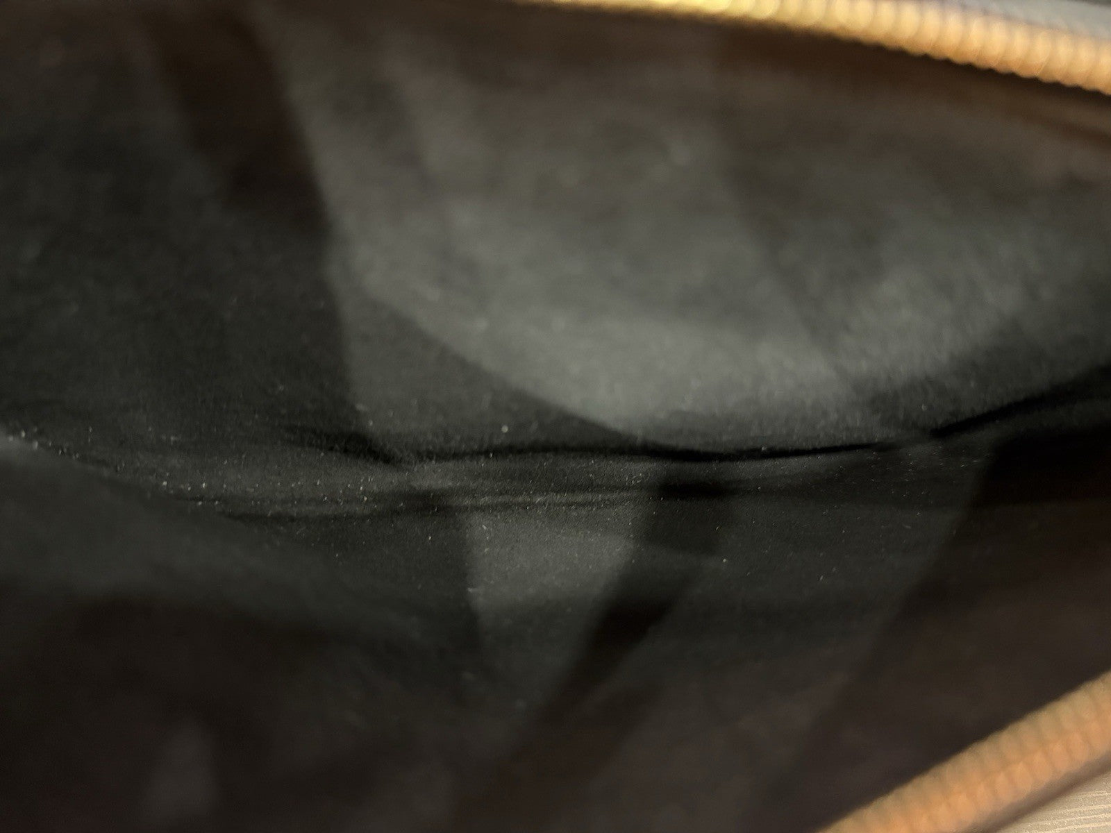 Louis Vuitton Double Zip Pochette Monogram Empreinte Leather Shoulder Bag