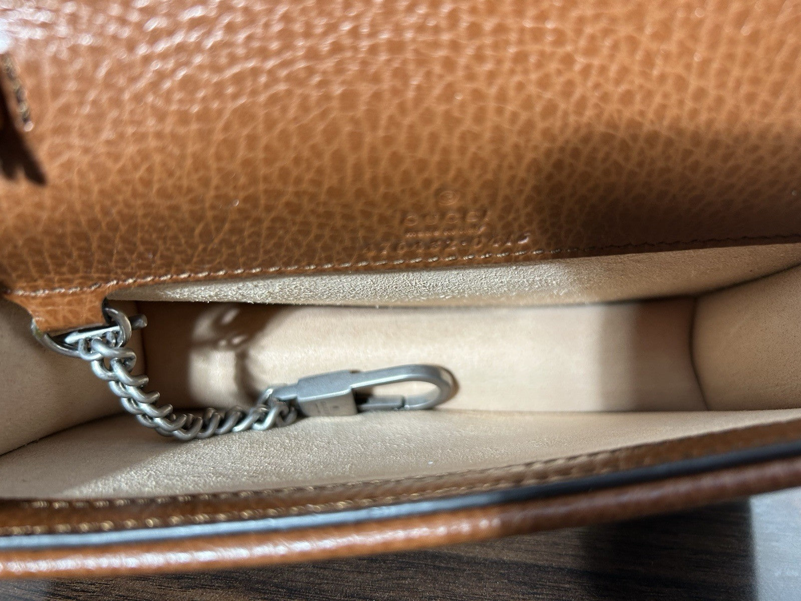 Gucci Mini GG Dionysus Denim Bag On Chain