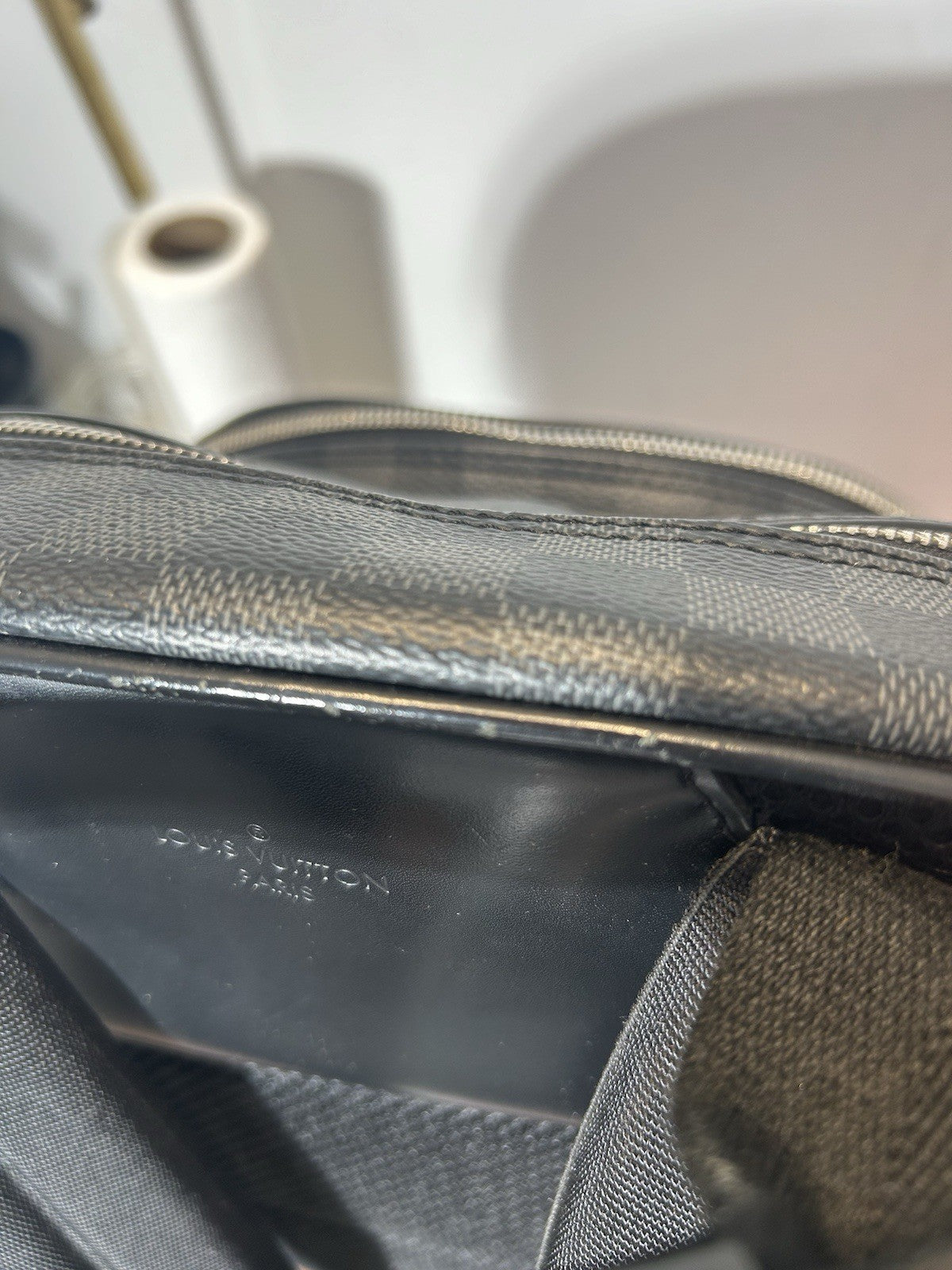 Louis Vuitton Michael Backpack Damier Graphite