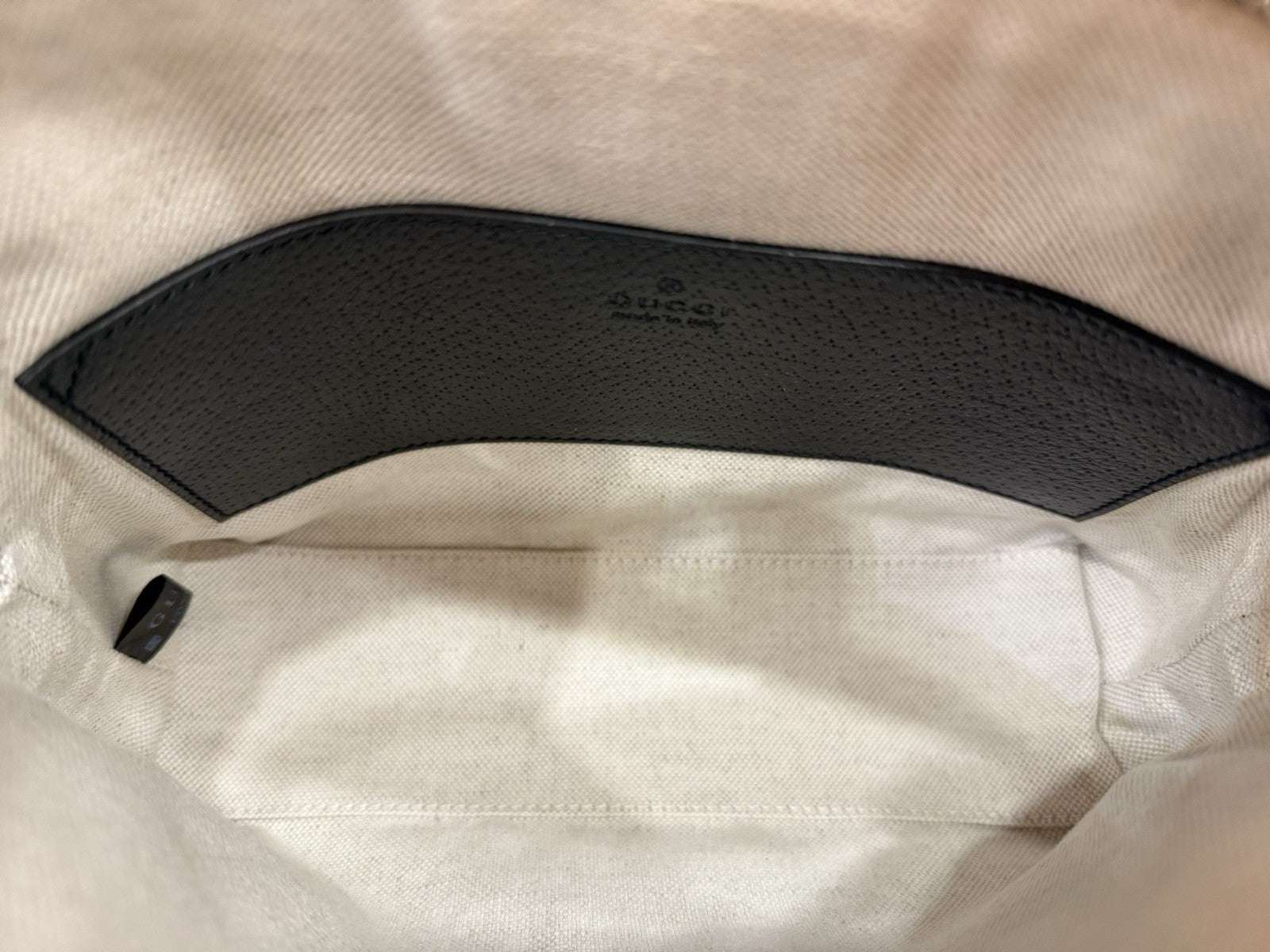 Gucci Ophidia Dome Shoulder Bag GG Coated Canvas Small Beige Blue