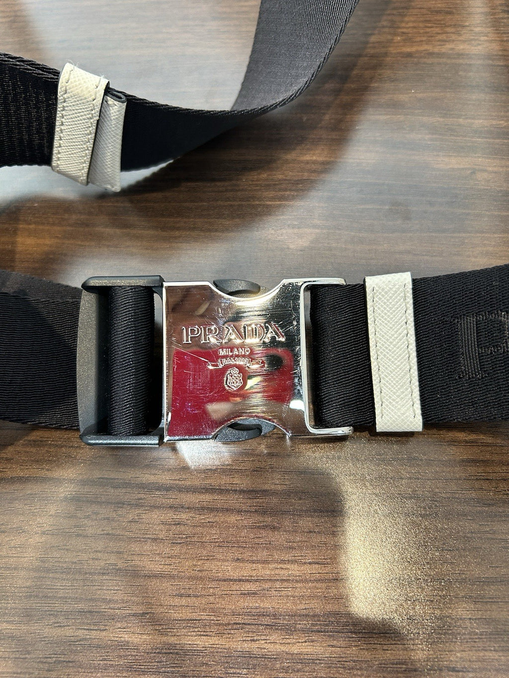 Prada Milano Saffiano Leather Belt Bag 