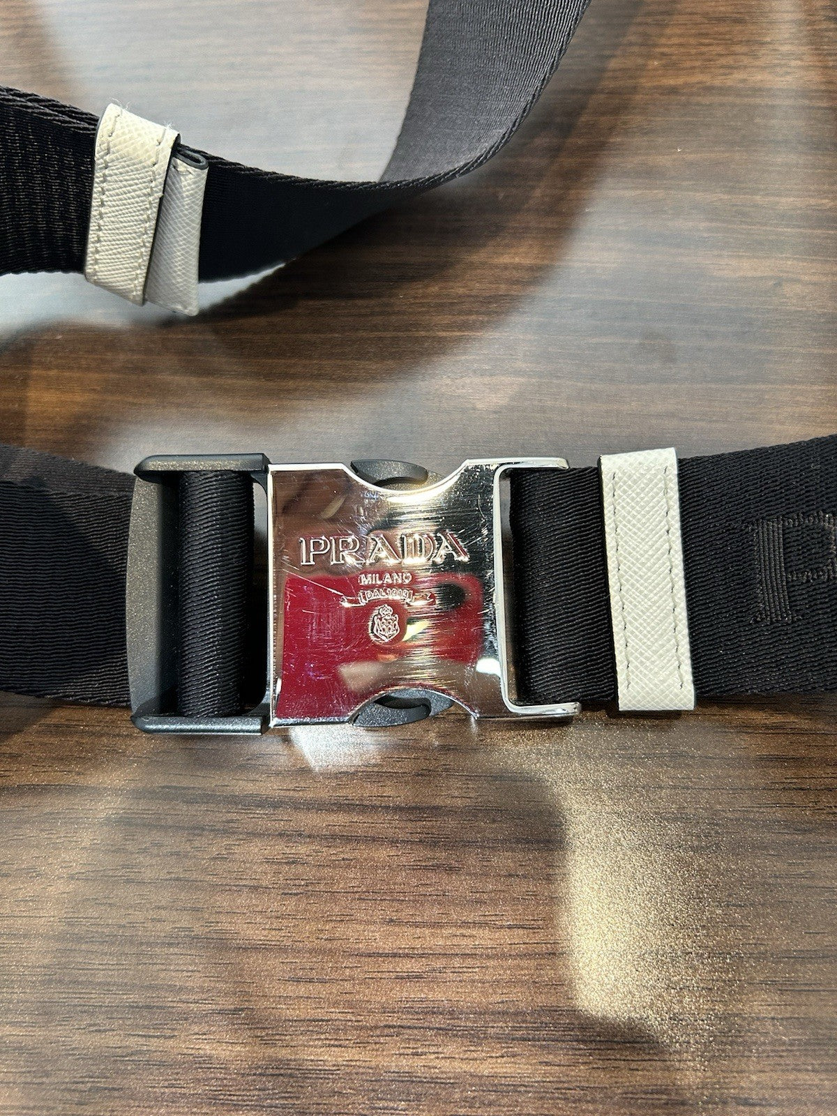 Prada Milano Saffiano Leather Belt Bag 