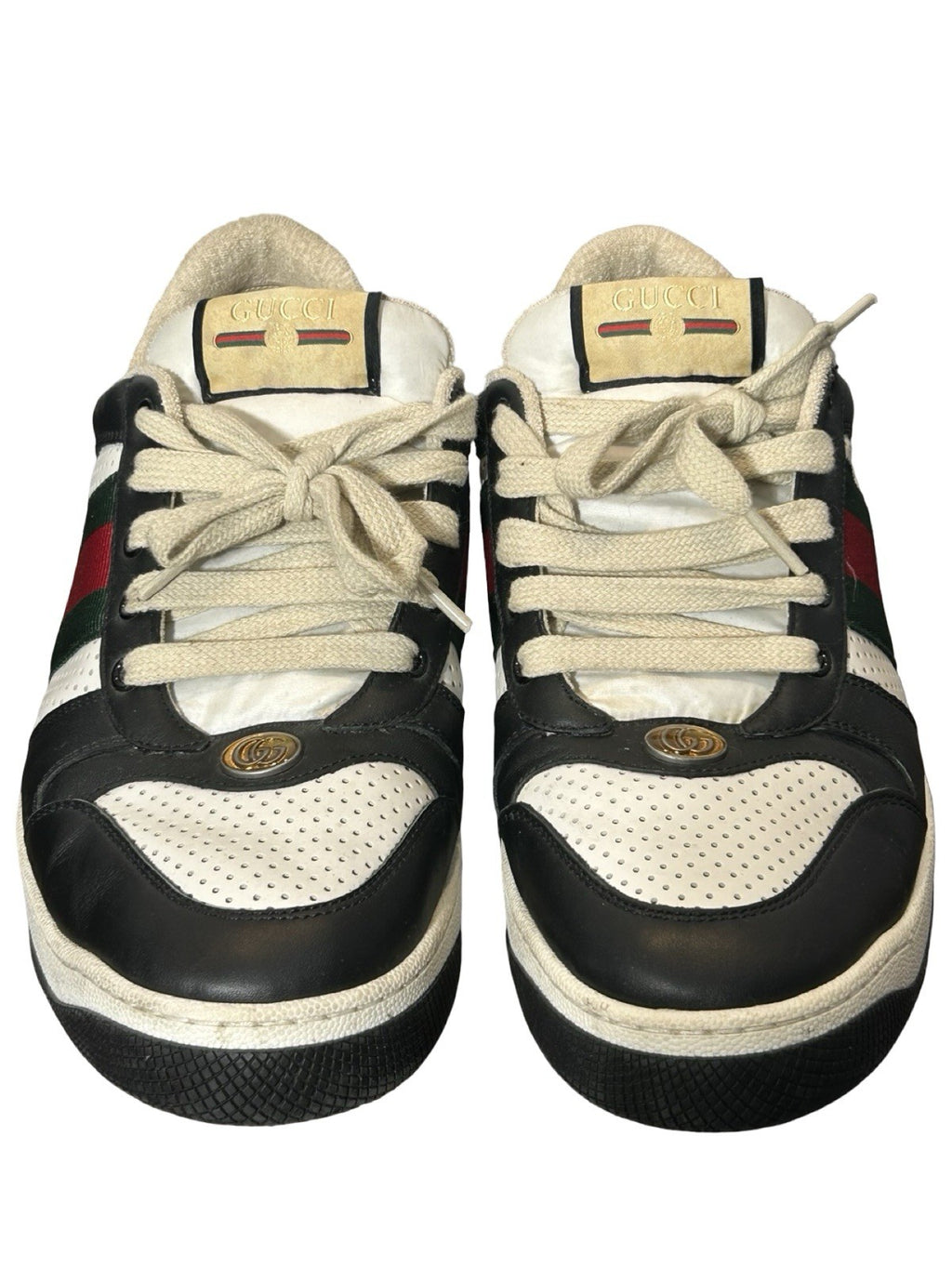 Gucci Screener Cloth Low Trainers Size 10US