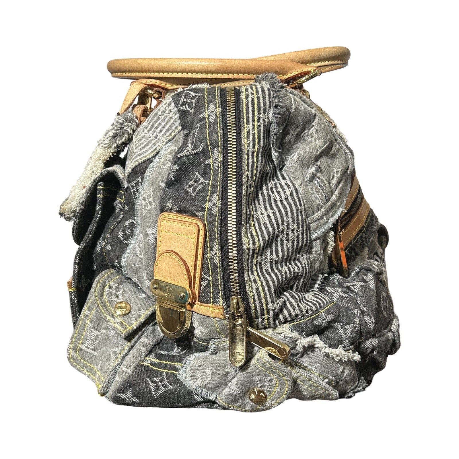 Louis Vuitton LV Monogram Patchwork Bowly Denim