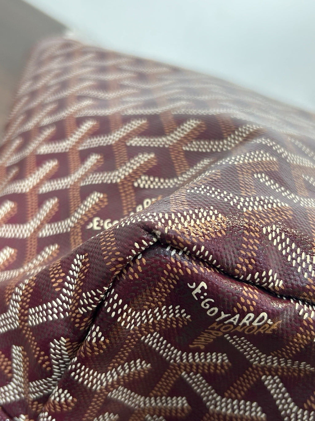 Goyard Goyardine Saint Louis PM Bordeaux AUTHENTIC