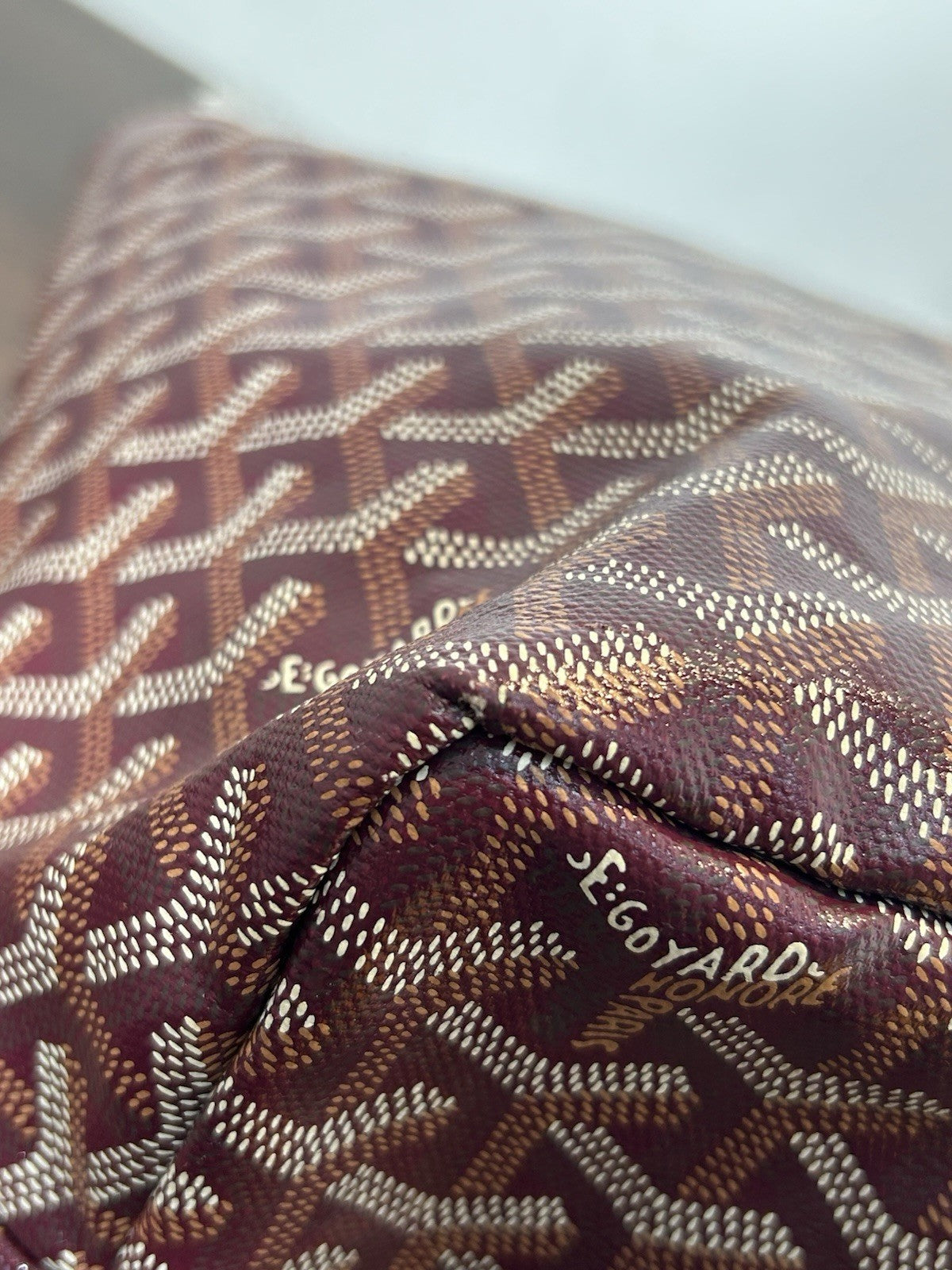 Goyard Goyardine Saint Louis PM Bordeaux AUTHENTIC