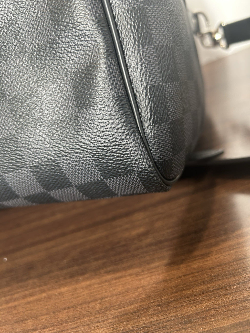 Louis Vuitton Keepall Bandouliere Bag Damier Graphite 55