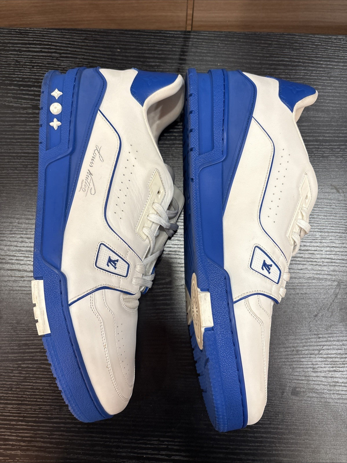 Louis Vuitton Leather, Low Trainers US Size 14 ￼