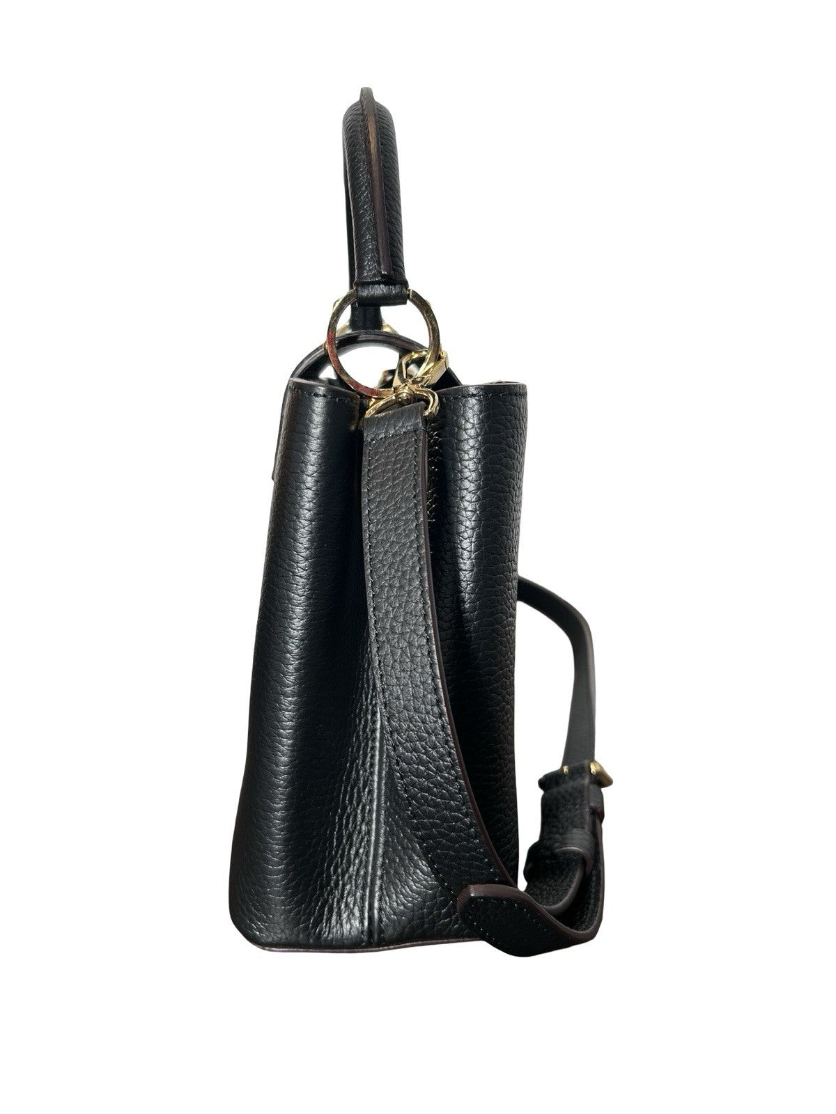 Louis Vuitton LV Monogram Capucines MM In Black Taurillon Leather