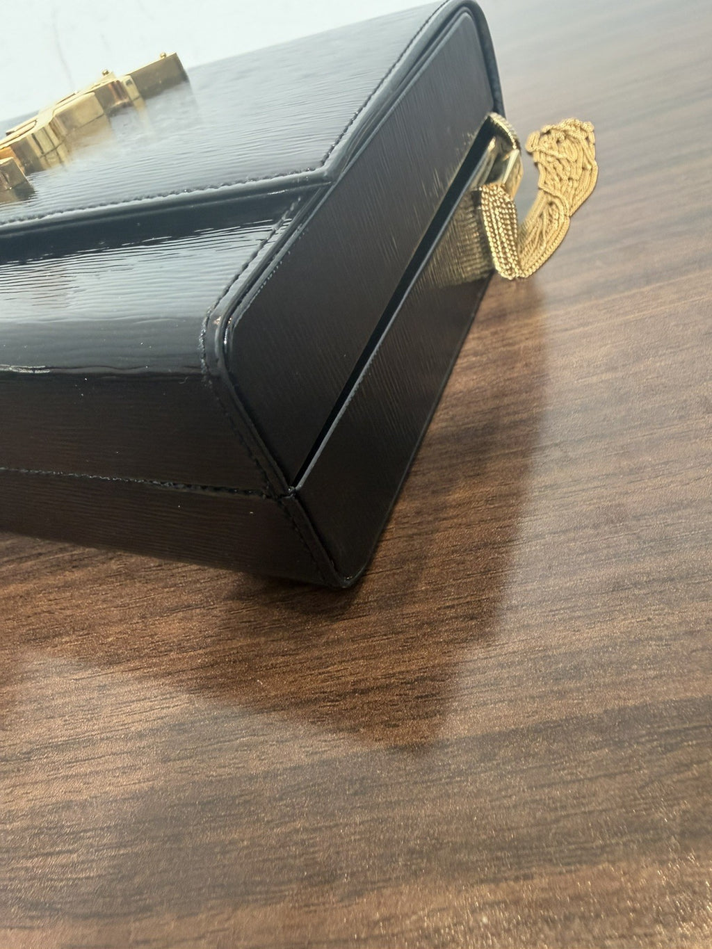 Saint Laurent YSL Patent Leather Small Kate Crossbody Bag