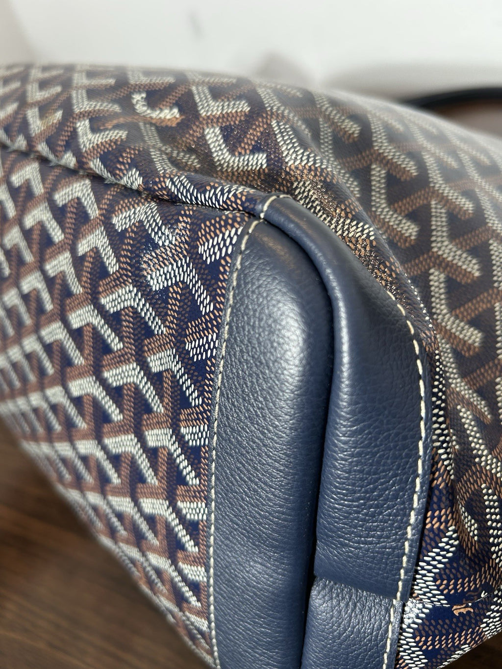 Goyard Goyardine Saint Louis PM Tote Bag Blue
