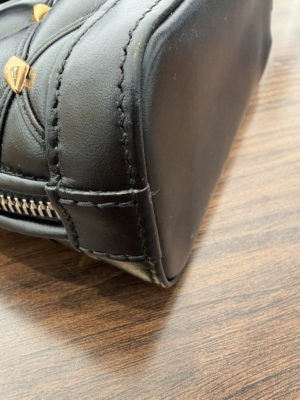 Louis Vuitton Lambskin Alma Nano Small Shoulder Bag 