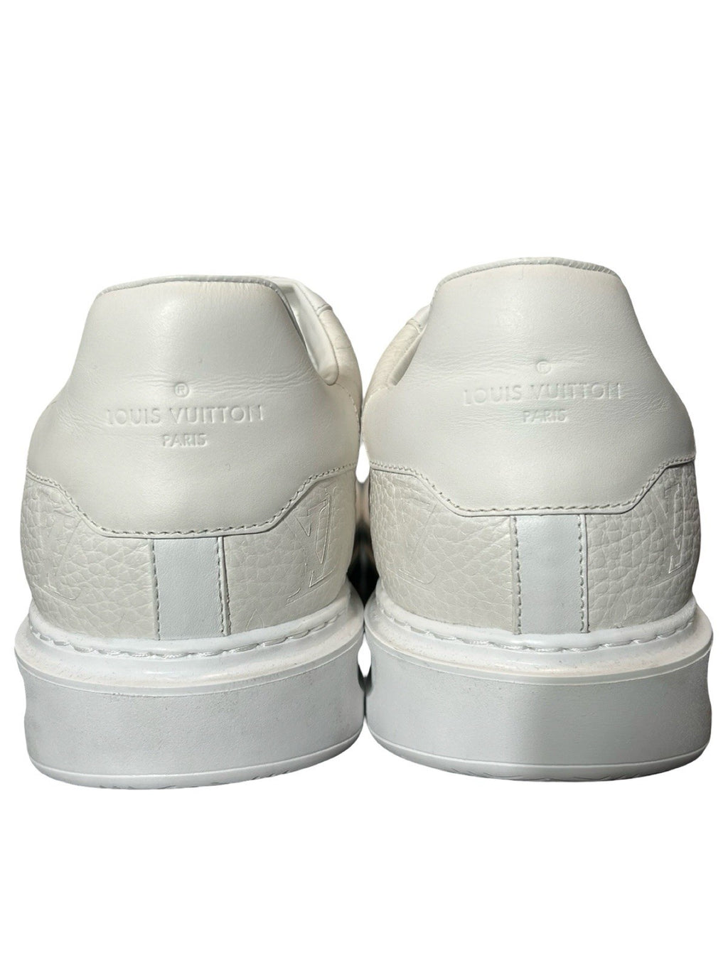 Louis Vuitton LV Monogram Sneakers Taurillon Leather  Size 10.5LV / 11.5 US