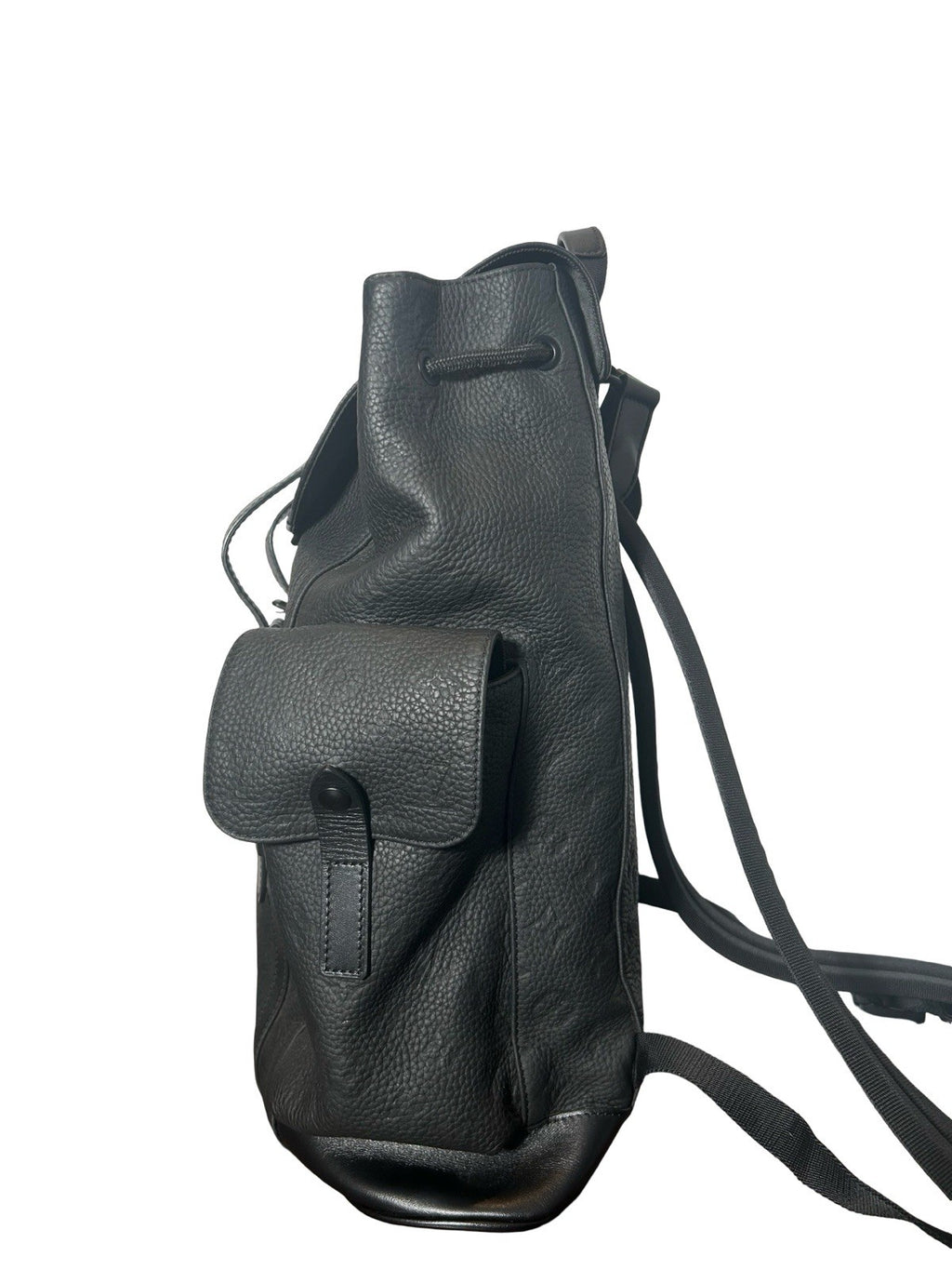 Louis Vuitton Christopher MM backpack Black Taurillon Leather