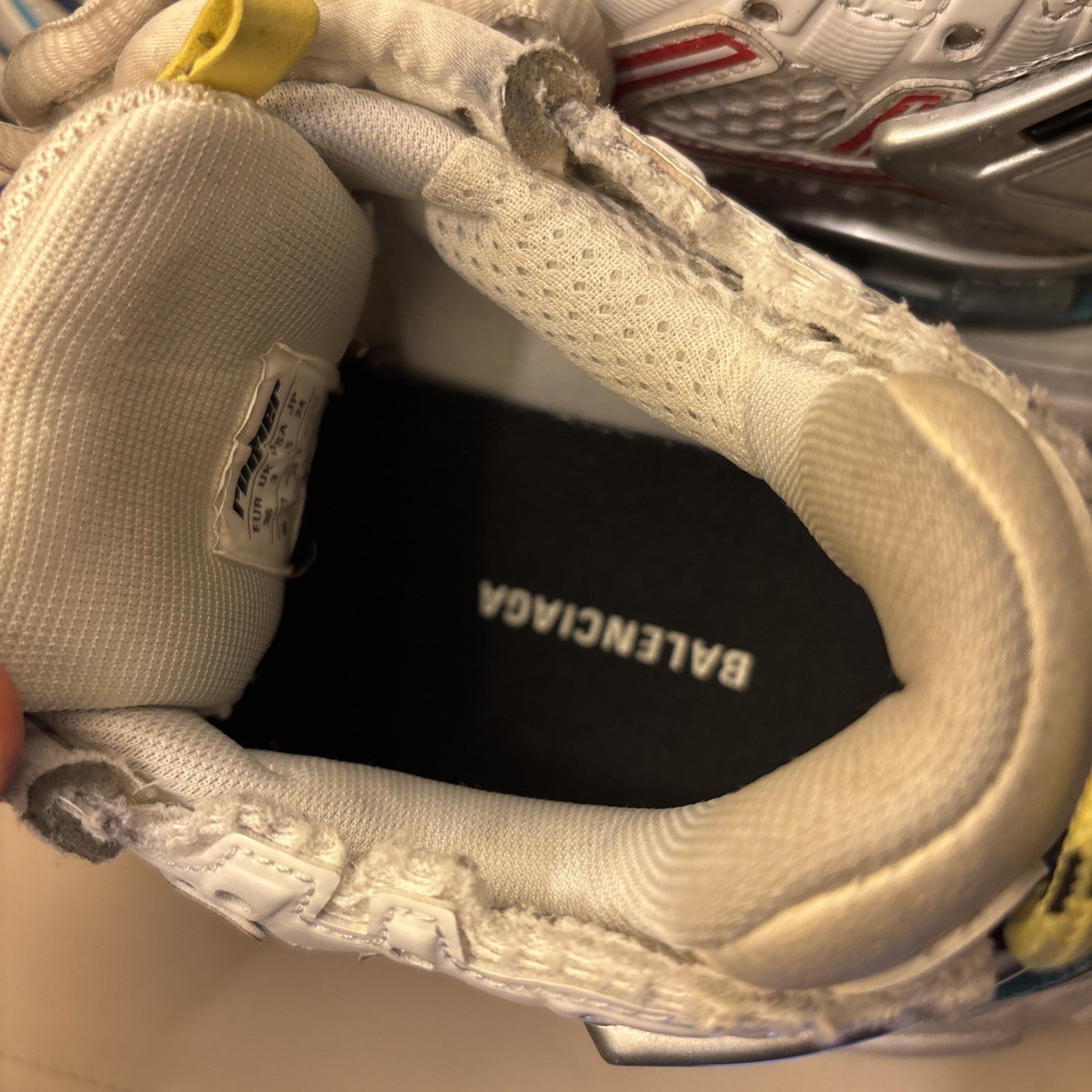 Size 10 - Balenciaga Runner Sneaker White Red Blue Pink